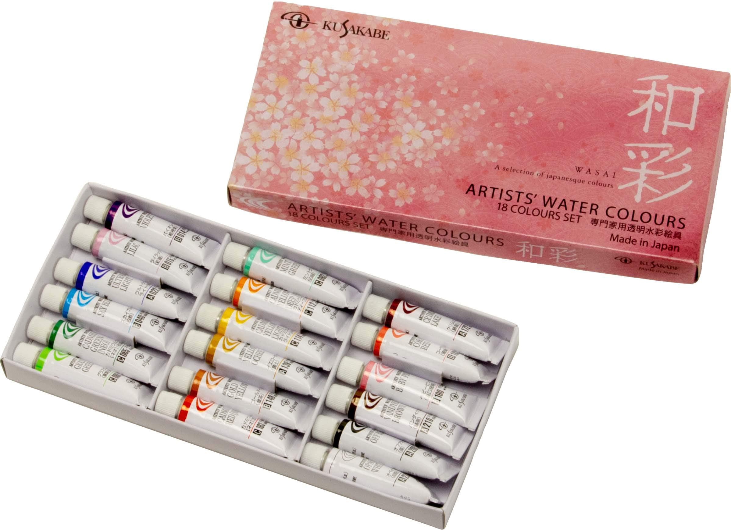 Kusakabe Expert for Watercolor Paint Set Sum Saturation NW-18 (Japan Import)