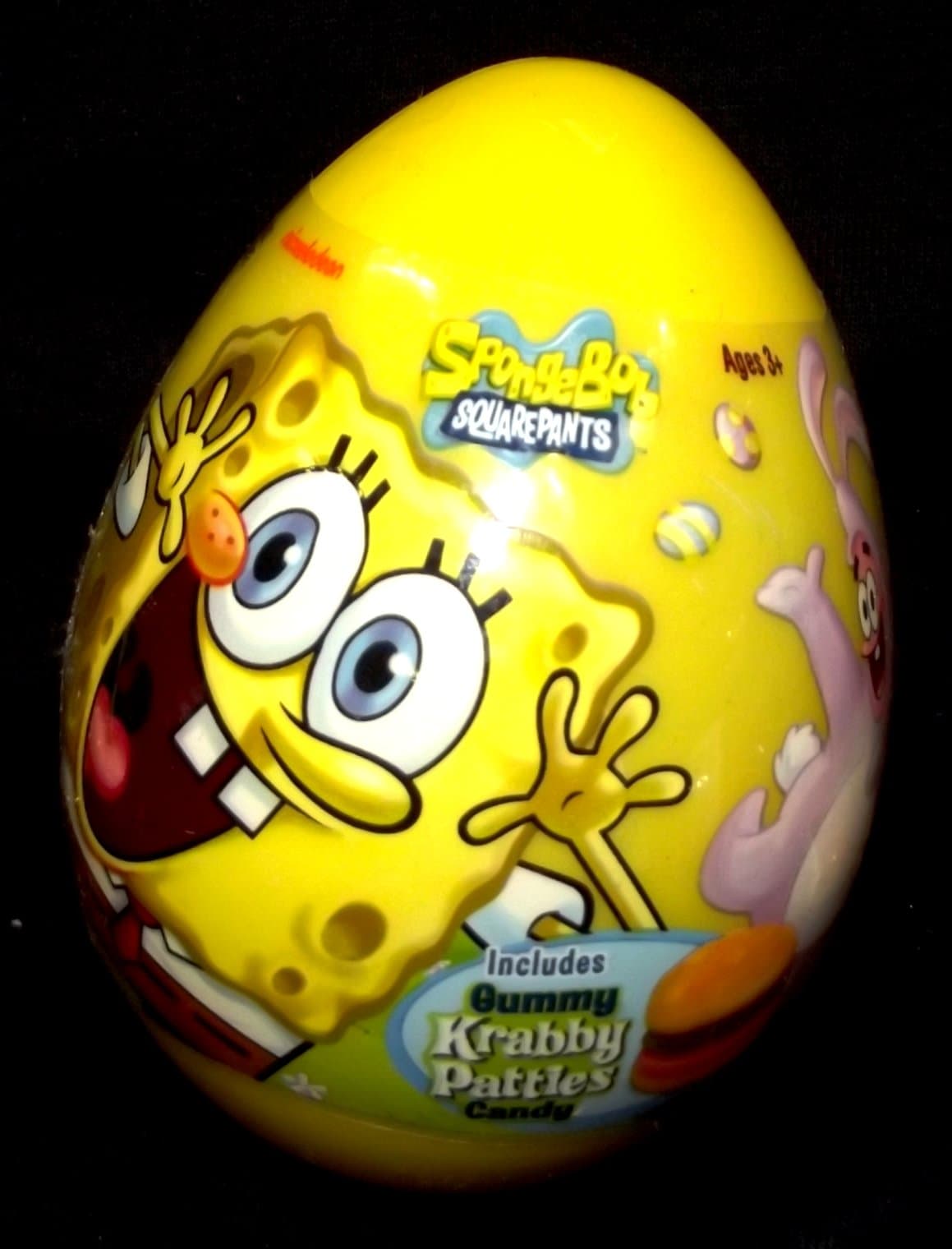 Easter Spongebob Squarepants Egg with Krabby Patty Gummy Candy