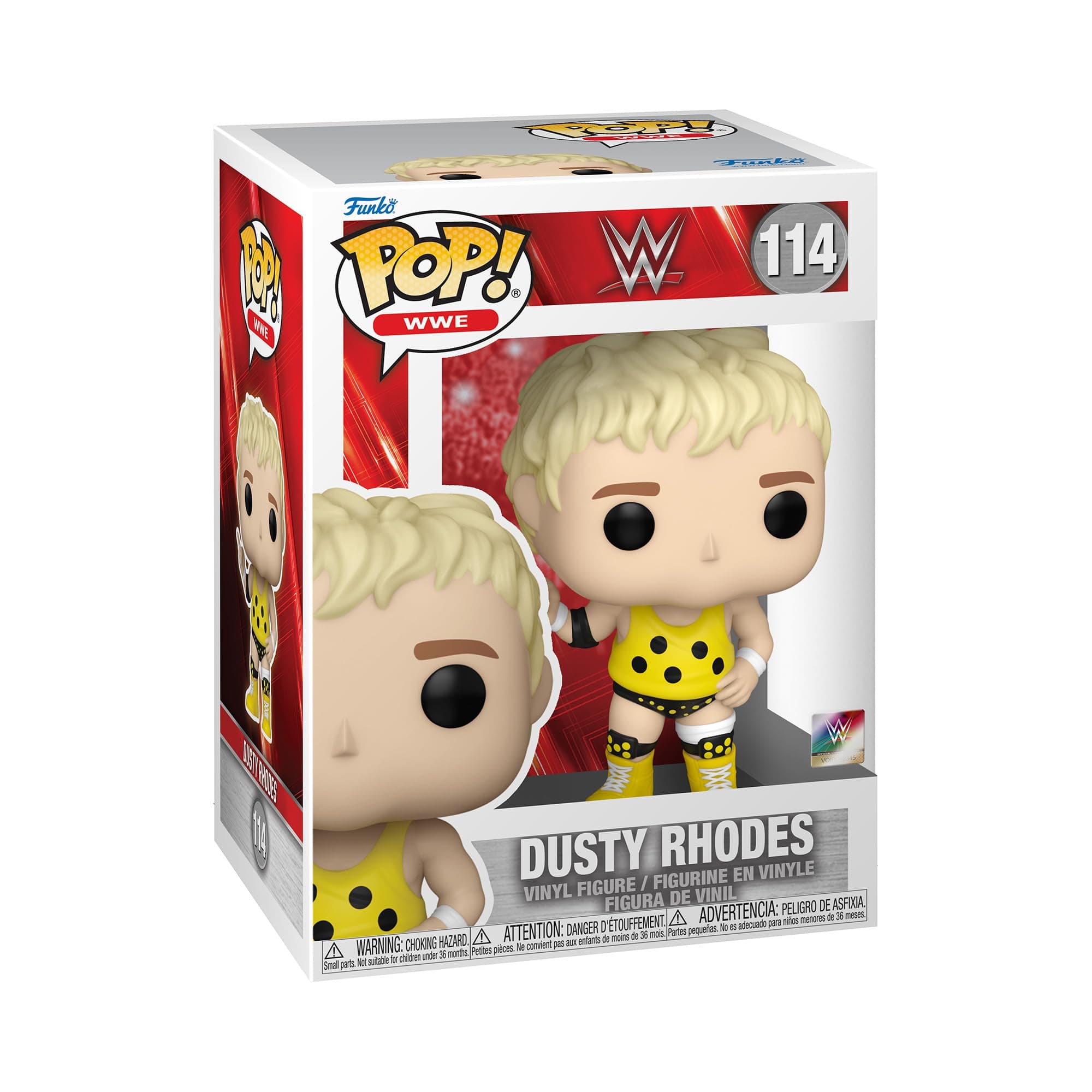 Funko POP! WWE: Dusty Rhodes - Collectable Vinyl Figure - Gift Idea - Official Merchandise - Toys for Kids & Adults - Sports Fans - Model Figure for Collectors and Display