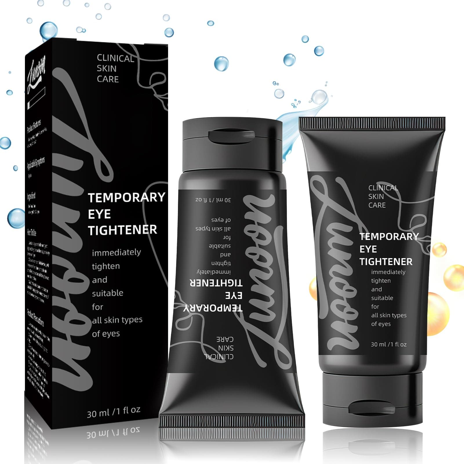 AllonyEye Tightening Cream Instant, Instant Eye Cream Tightener, Tightening Eye Cream, Eye Wrinkle Cream Iinstant Results, 30ml*2