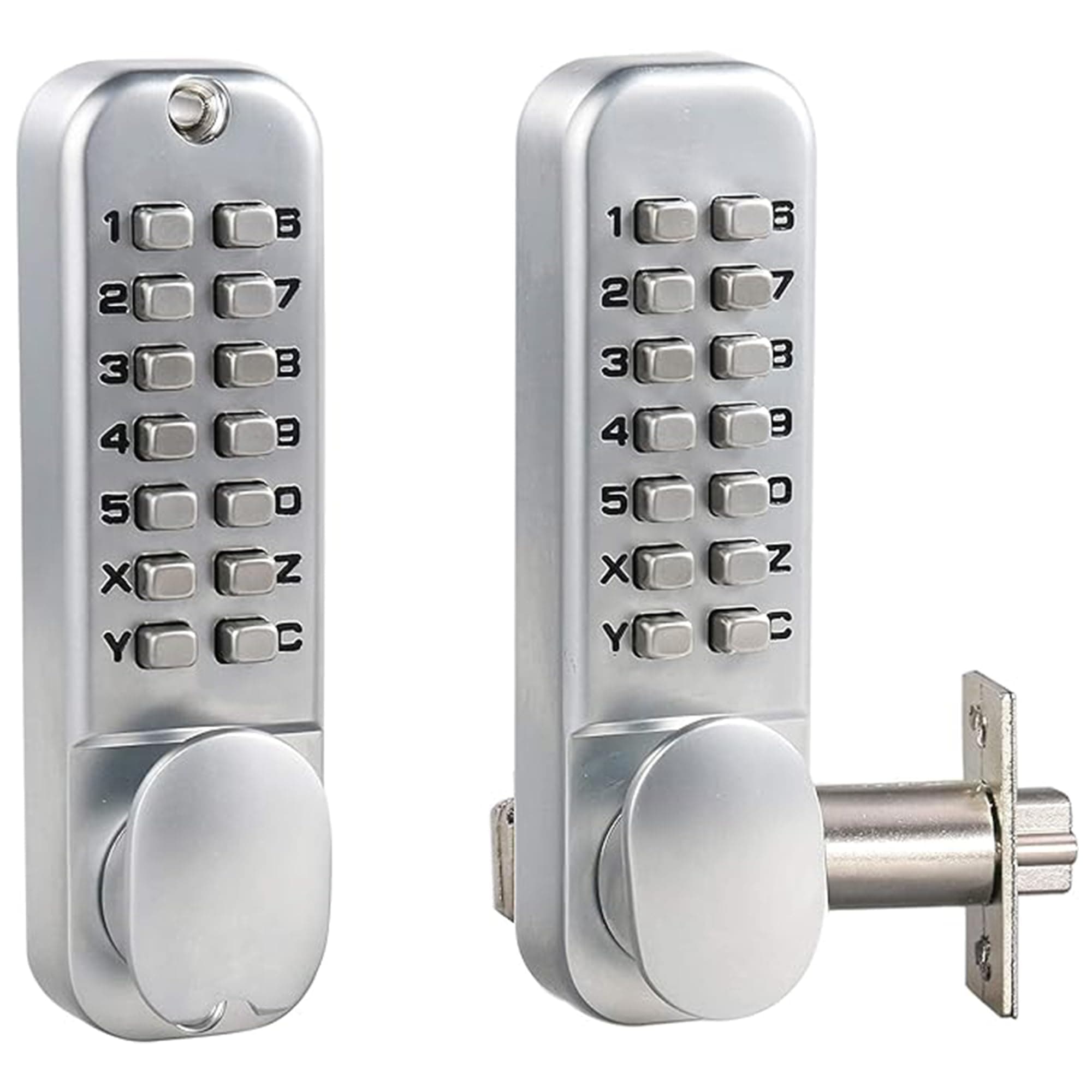 MUTEX MX920 Double Keypad Mechanical 14 Key Combination Lock, Keyless Entry Security for Home Gates, Fences, Windows, Hotel Airbnb