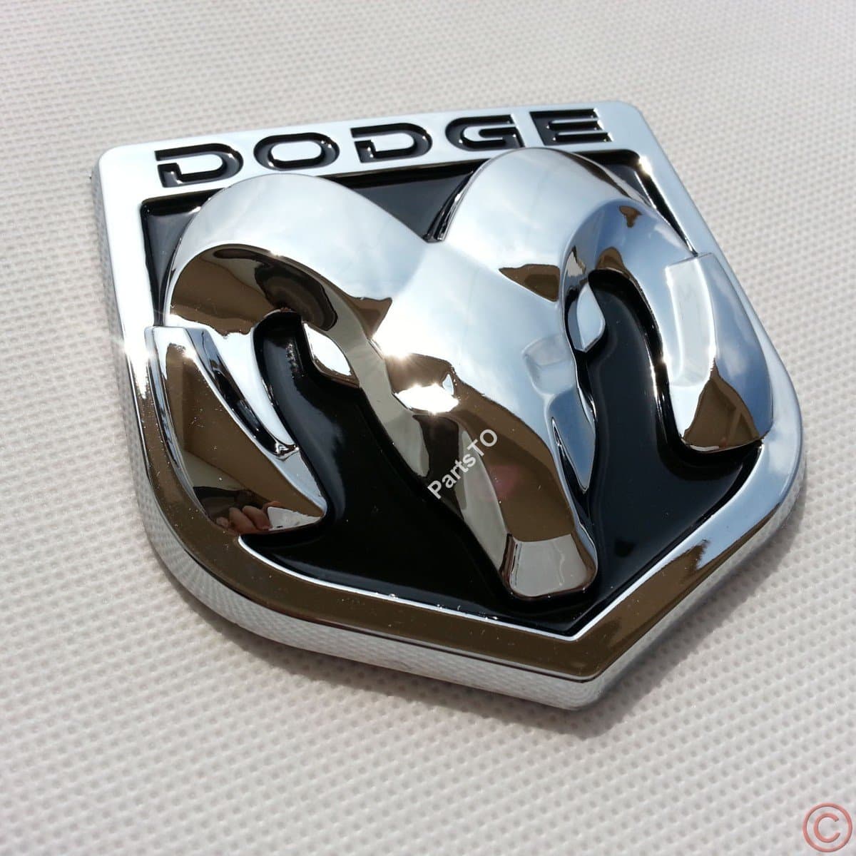 PartsTo Front Hood Grille or Rear Trunk Emblem Badge for Dodge Charger Challenger Stratus
