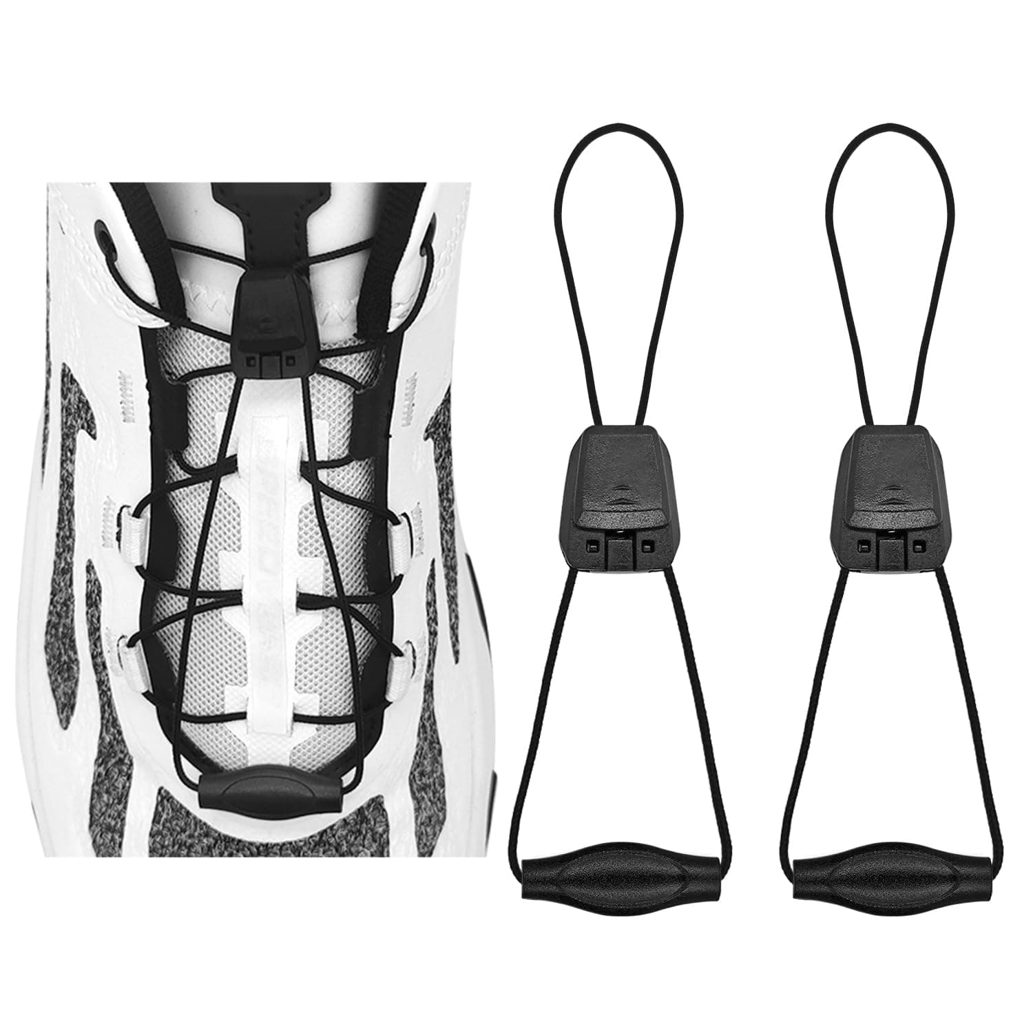 1/16"(1.5mm) Thin Shoe Laces for Salomon Ski, No Tie Shoelace Quick Locking System Replacement Laces