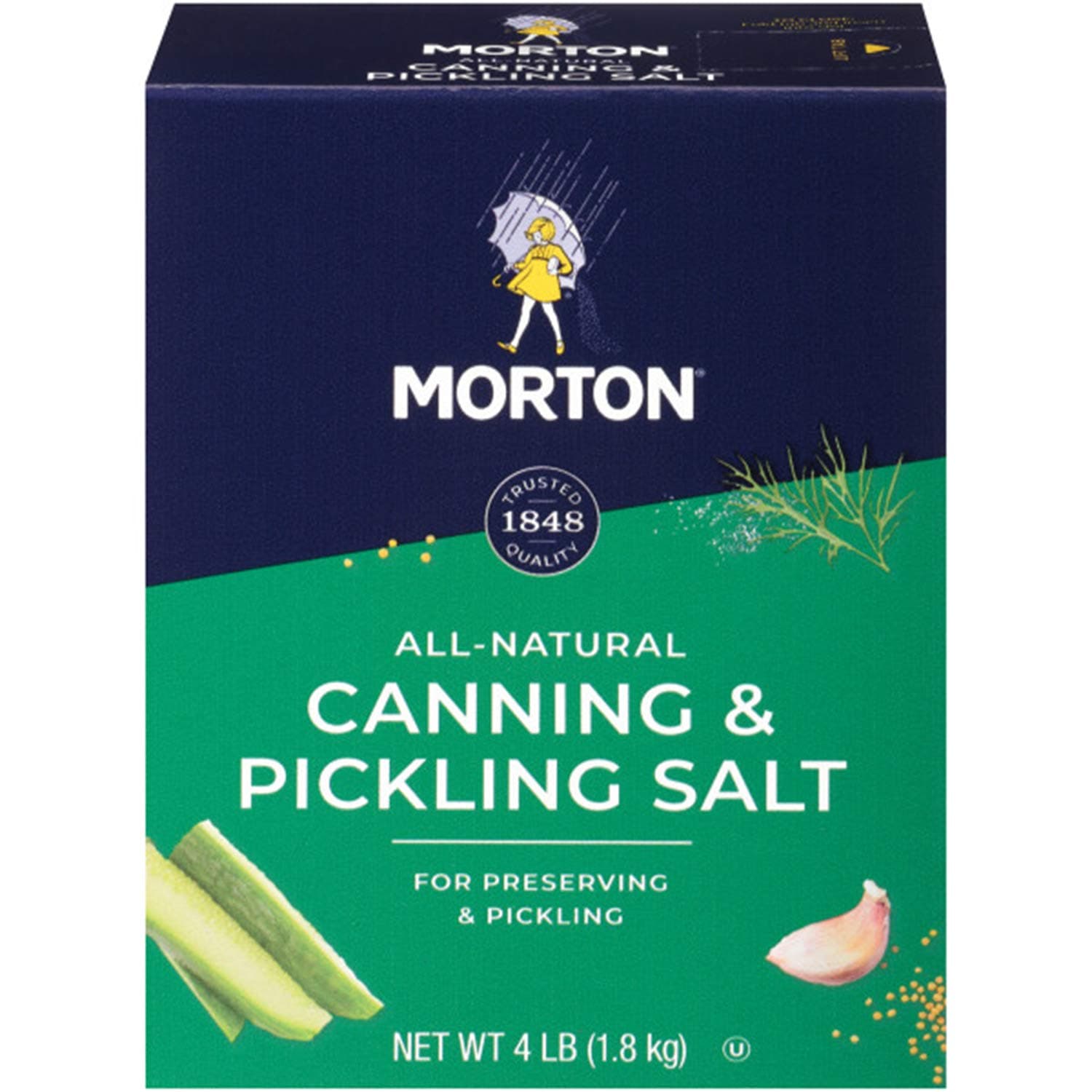 Mortons Salt Canning & Pickling 4 Lb