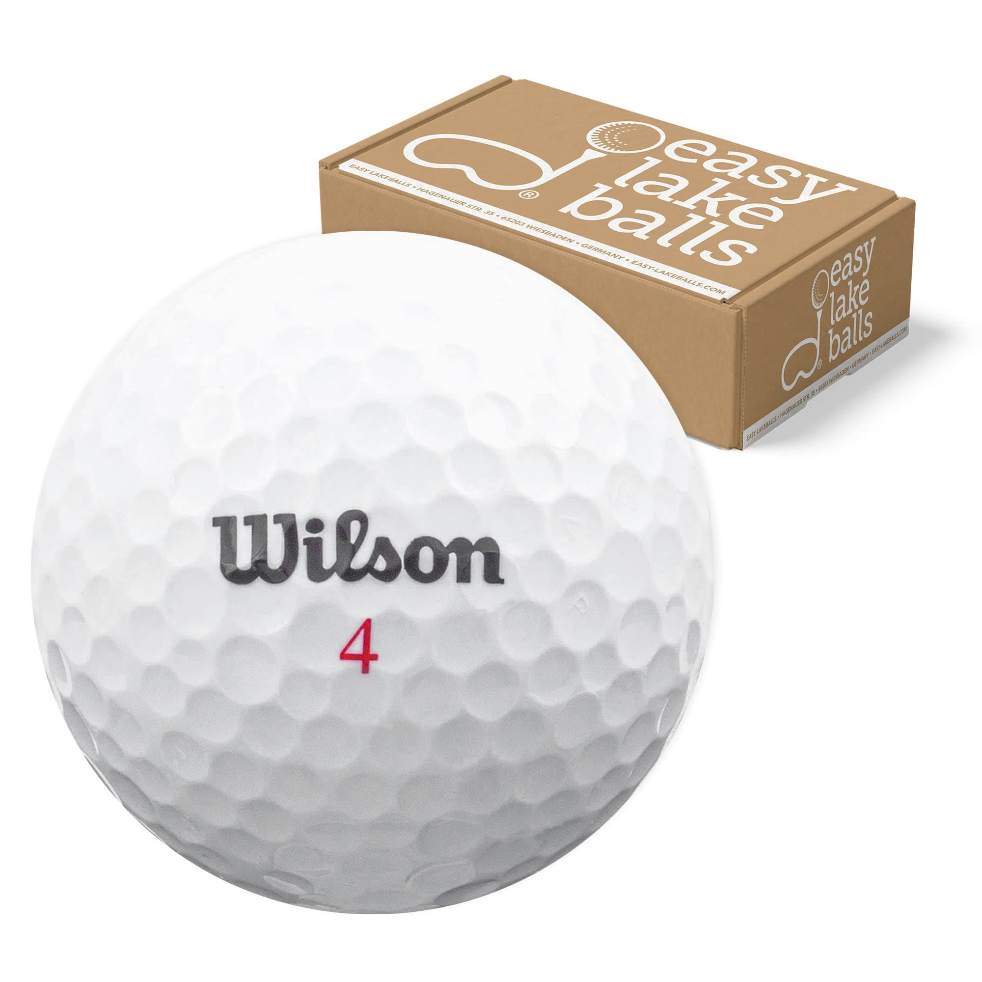 100 Wilson Mix RECOVERED GOLF BALLS/Lake Balls - AAA/AA Quality (A/B Grade) - IN Net Bag