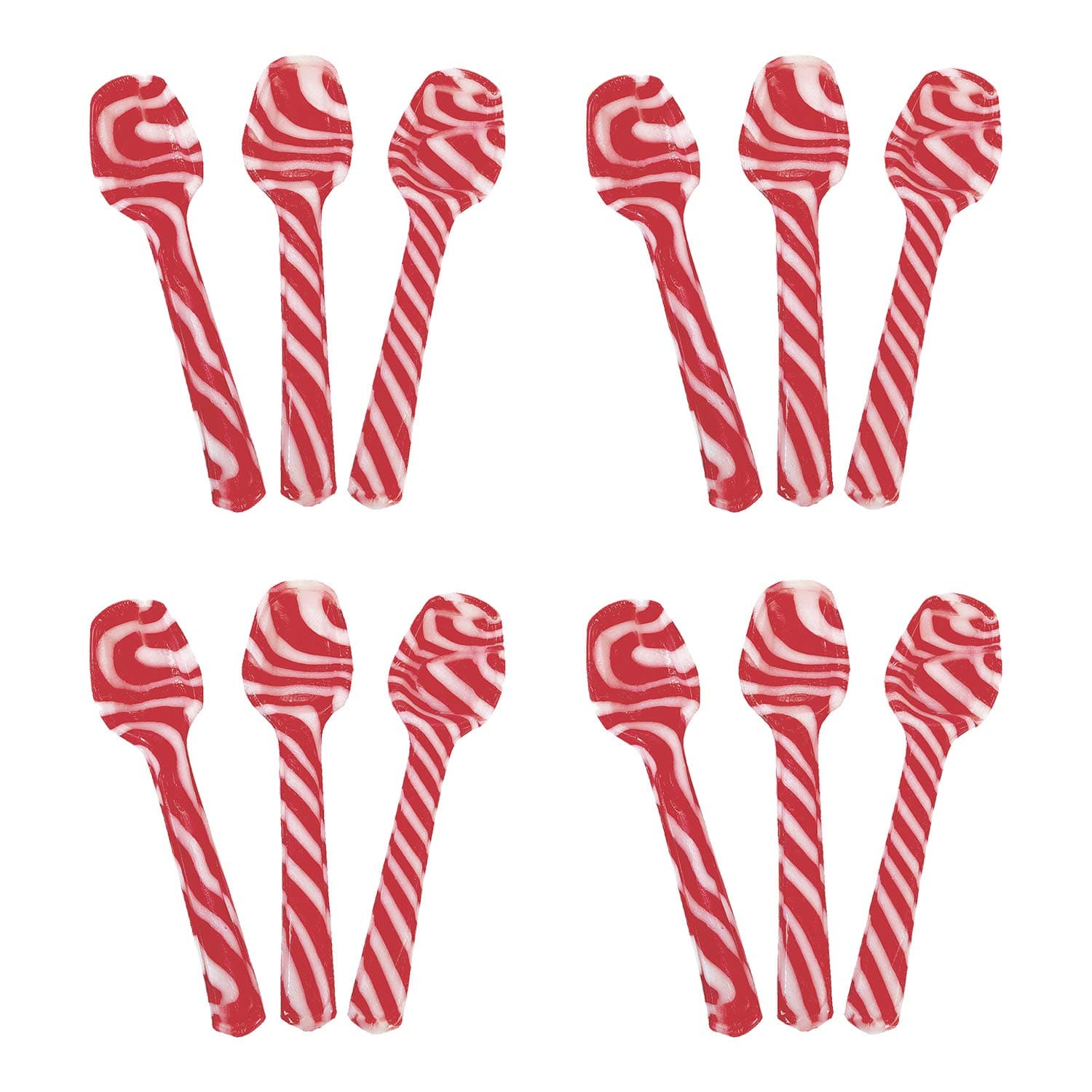 Candy Cane Spoons 1doz