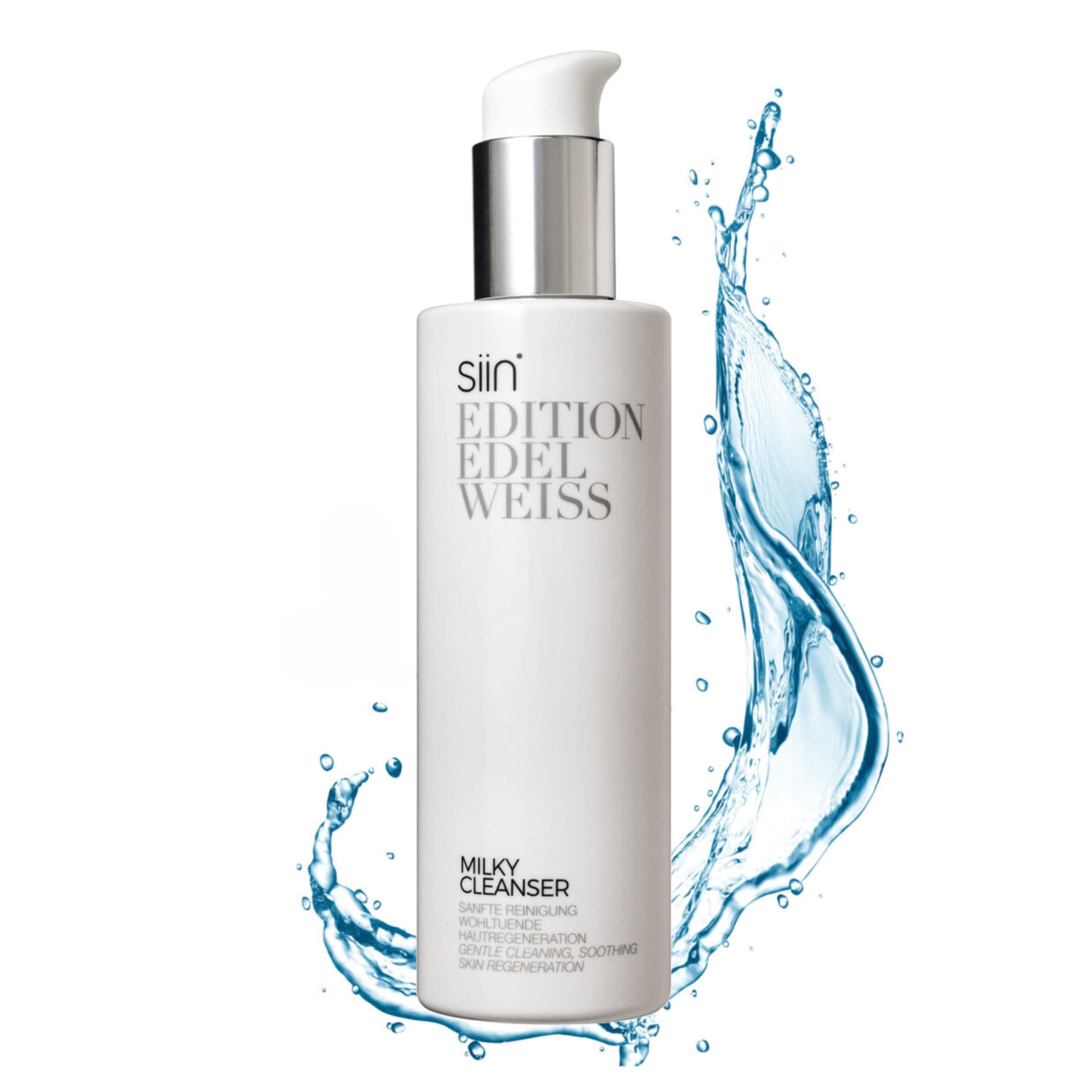 – Milky Cleanser - Cleansing Gel for Deep Pore Vegan Facial Cleansing - Effective Makeup Removal - with Antioxidant, Tea Bush Ginseng Edelweiss Noni Fruit Goji Berry - for All Skin Types