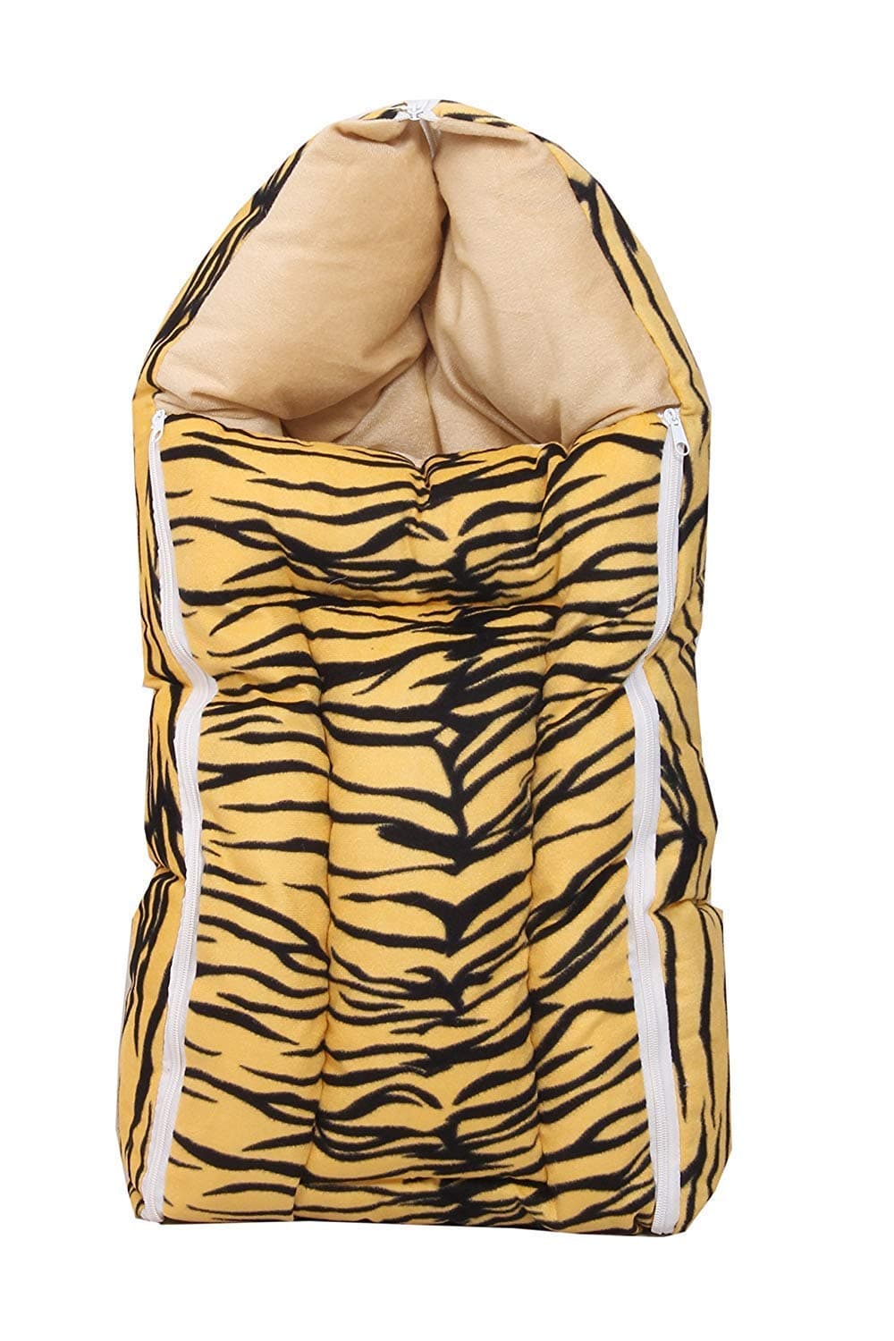 Toddylon Baby Carry Bags 3 in 1 Bed | Wrapper | Newborn Boys Girls | Wearable Blankets | Cotton (0-6 Months) Brown