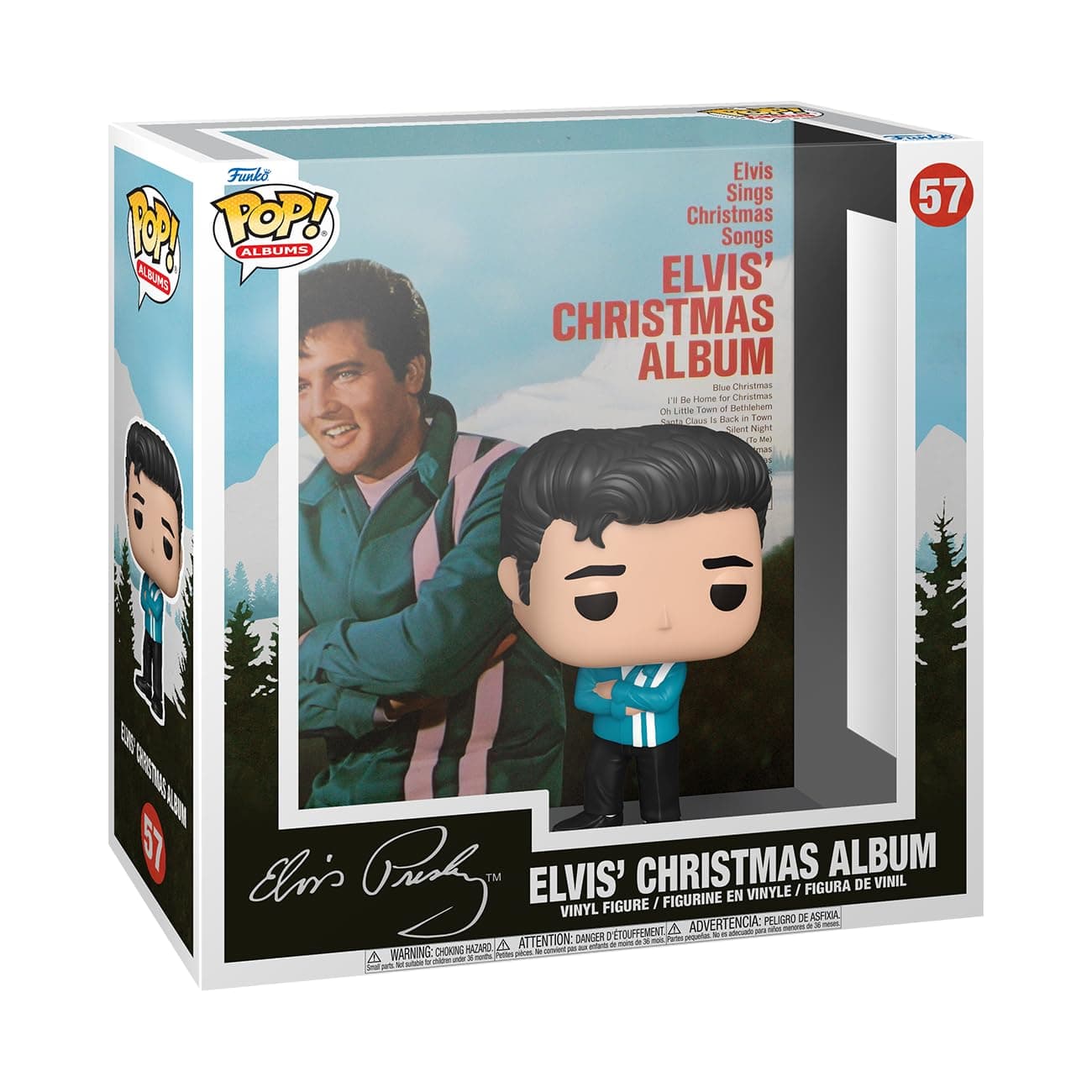 POP! Albums: Elvis Presley - Elvis Presley Xmas Album - Music - Collectable Vinyl Figure - Gift Idea - Official Merchandise - for Kids & Adults - Music Fans - Model Figure for Collectors