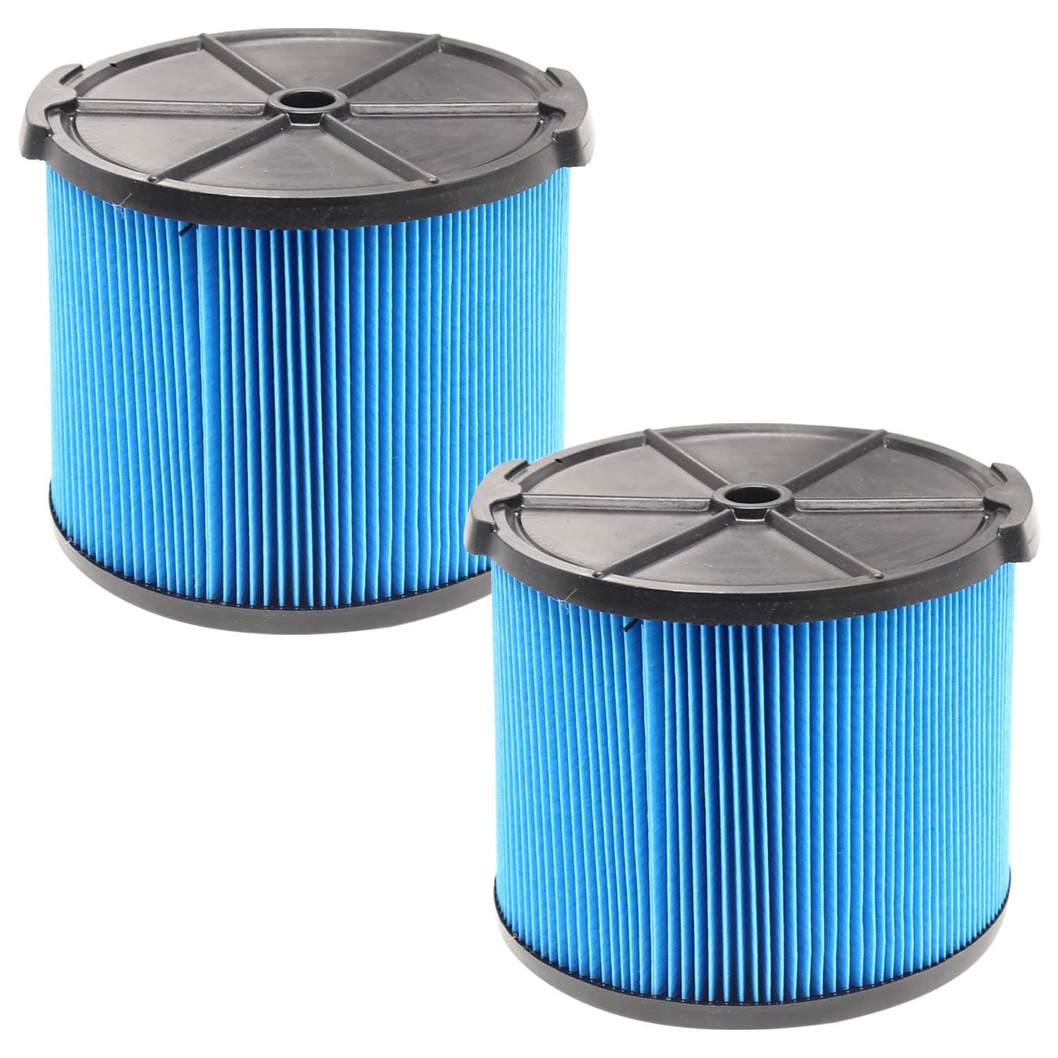 GIBTOOL2 Pack VF3500 Filter Compatible with Ridgid 3-4.5 Gallon Wet/Dry Vacuums, 3-Layer Fine Filter for Ridgid WD3050, WD4070, WD4080, WD4522, 4000RV, 4500RV Wet/Dry Vacuum