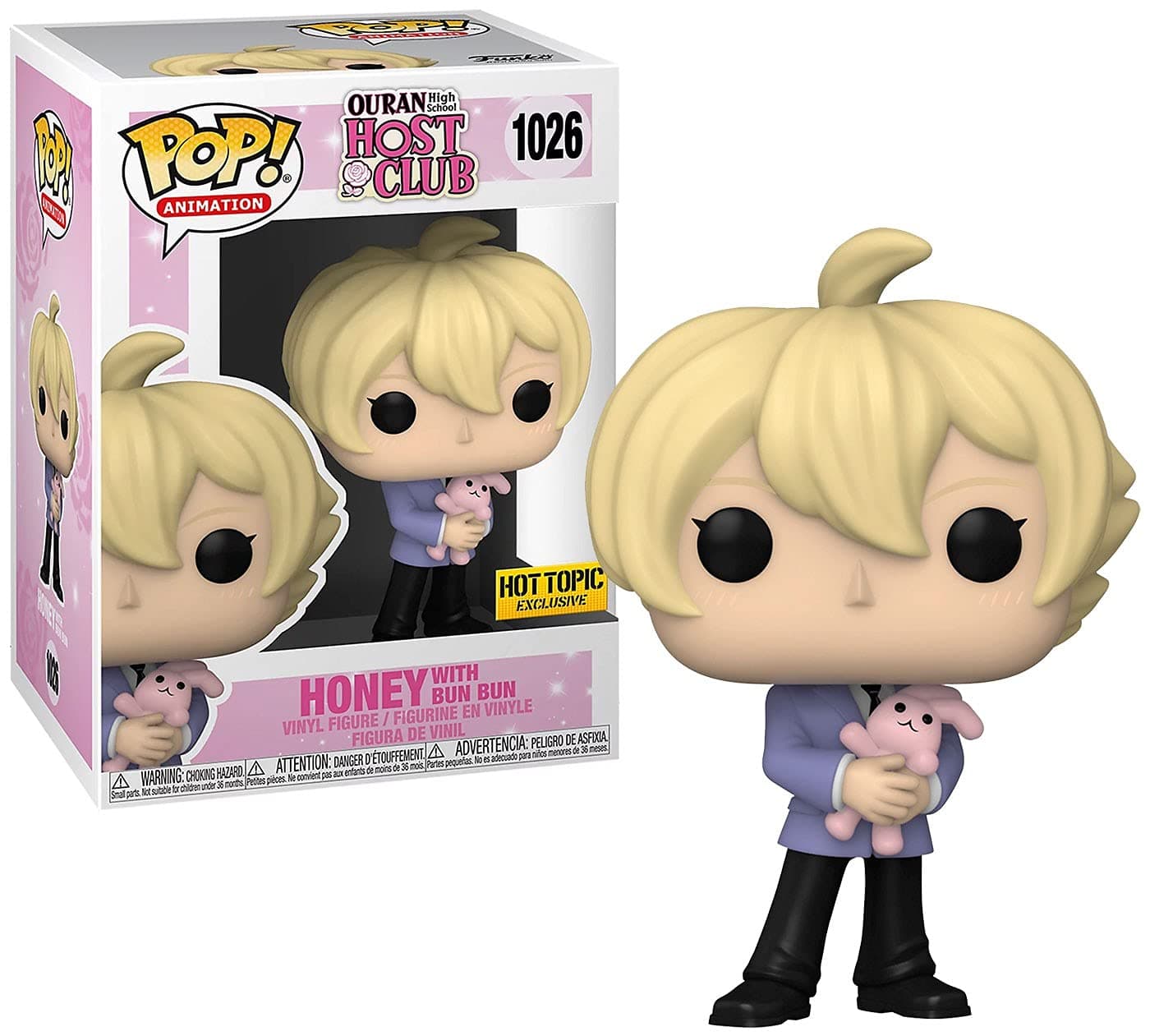 Funko Ouran High School Host Club Pop! Animation Honey with Bun Bun Vinyl Figure
