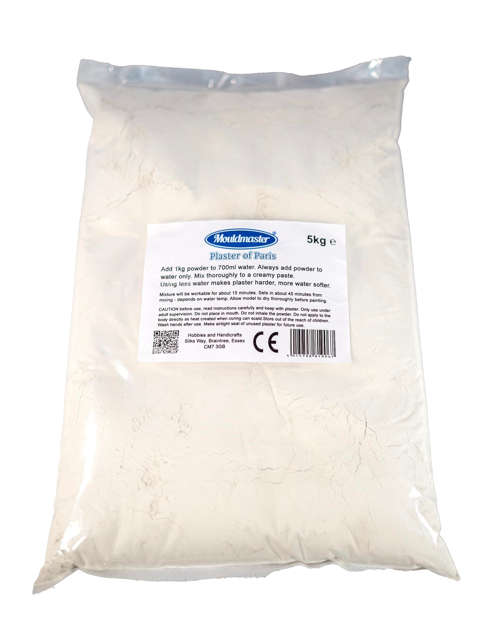 Mouldmaster 5 Kg Plaster of Paris, White