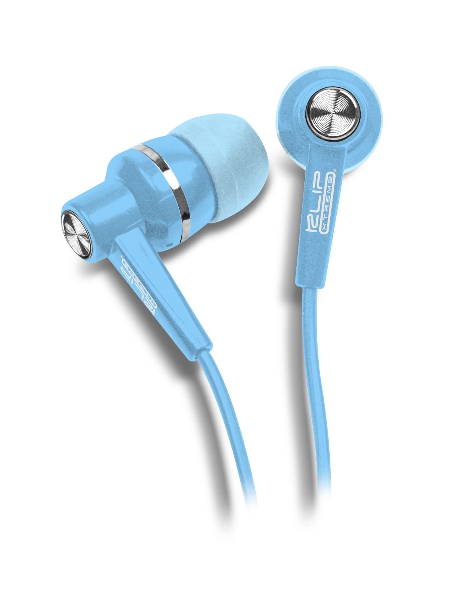 Klip Xtreme KoolBuds Stereo Earphones- in-Ear with High Fidelity Sound and 15mm Speaker Drivers for Crisp Clear Sound- 3.5mm Connector- Blue Color