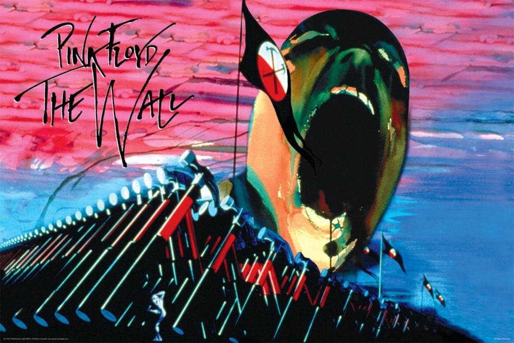 Pink Floyd The Wall - Hammers and Face by Roger Waters Art Print Poster