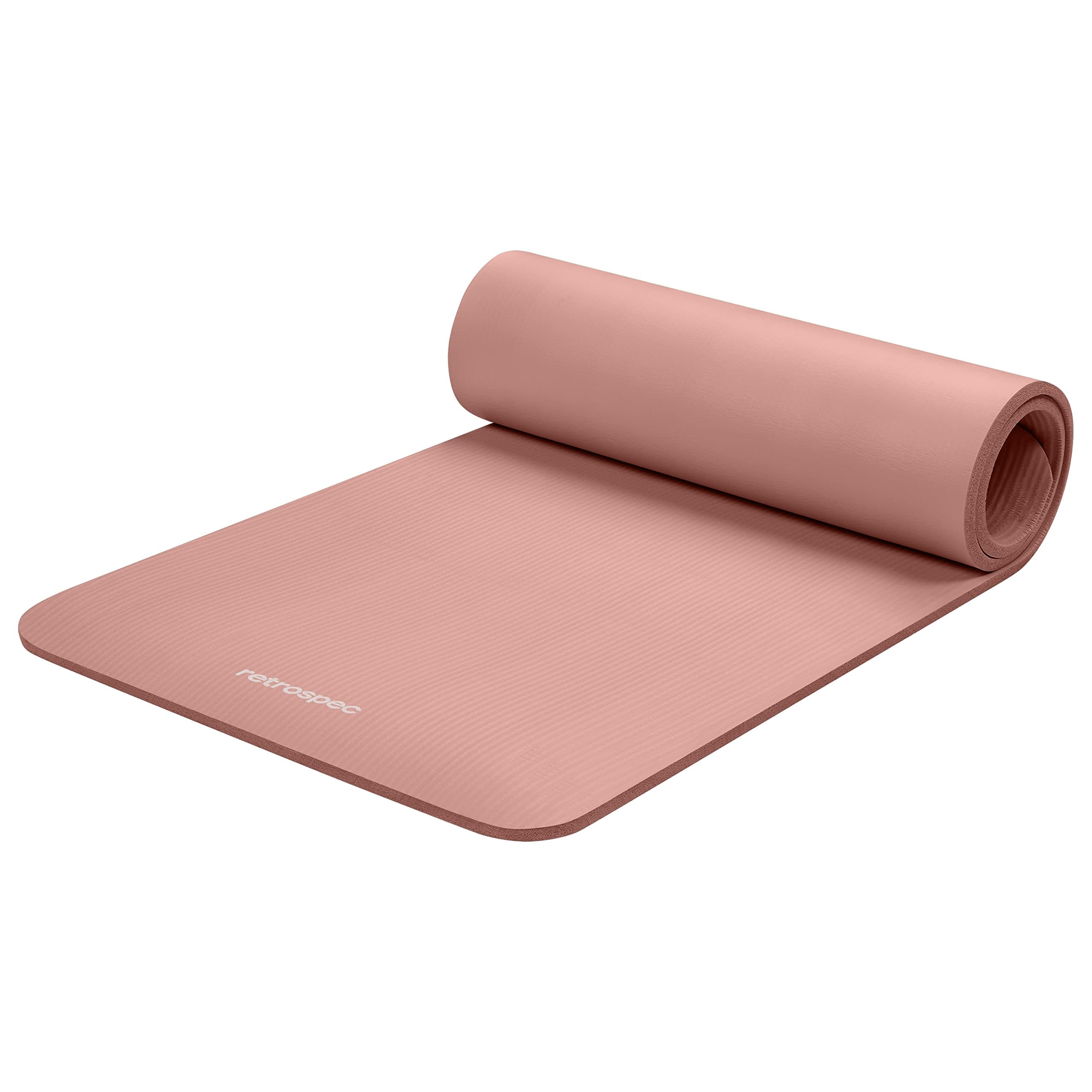 Solana Yoga Mat Thick 1/2in Non-Slip Workout Mat with Nylon Strap - 72x24in Exercise Mat for Pilates, Stretching & Fitness - BPA Free, Easy Clean