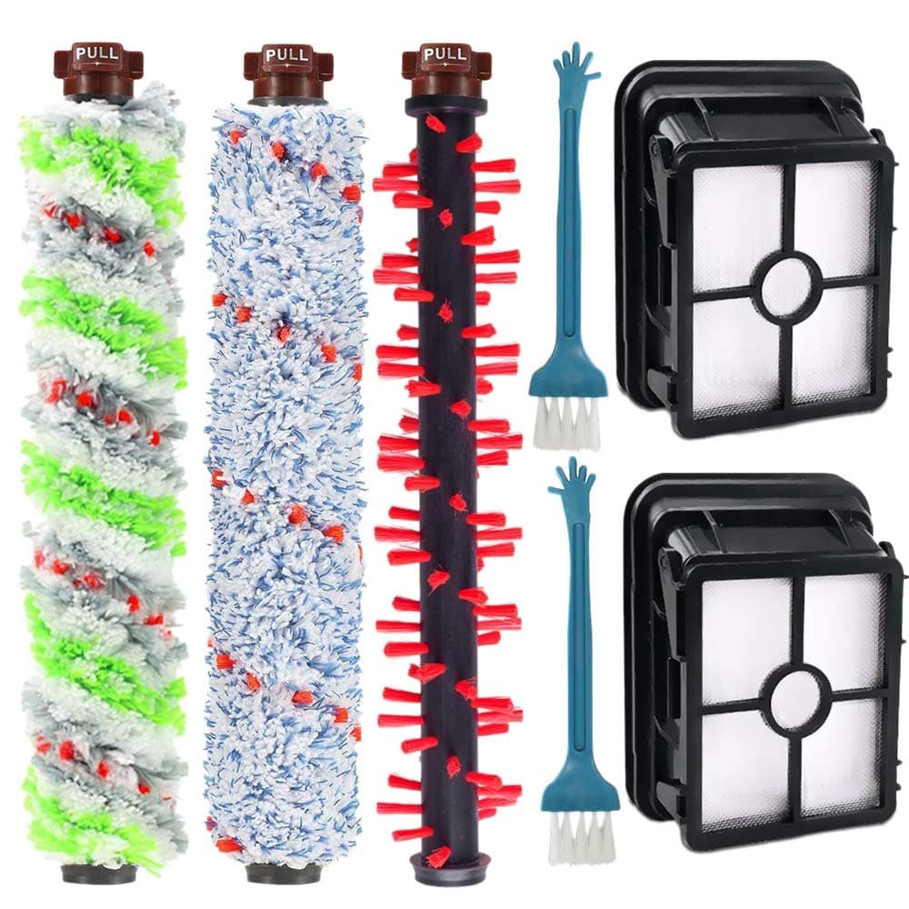 Shumo Compatible with Crosswave 2306 Multi-Surface Pet Brush Roll 1934 Area Rug Brush Roll Multi-Surface 1868 Brush Roll 1866 Vacuum Filter Replacement Kit