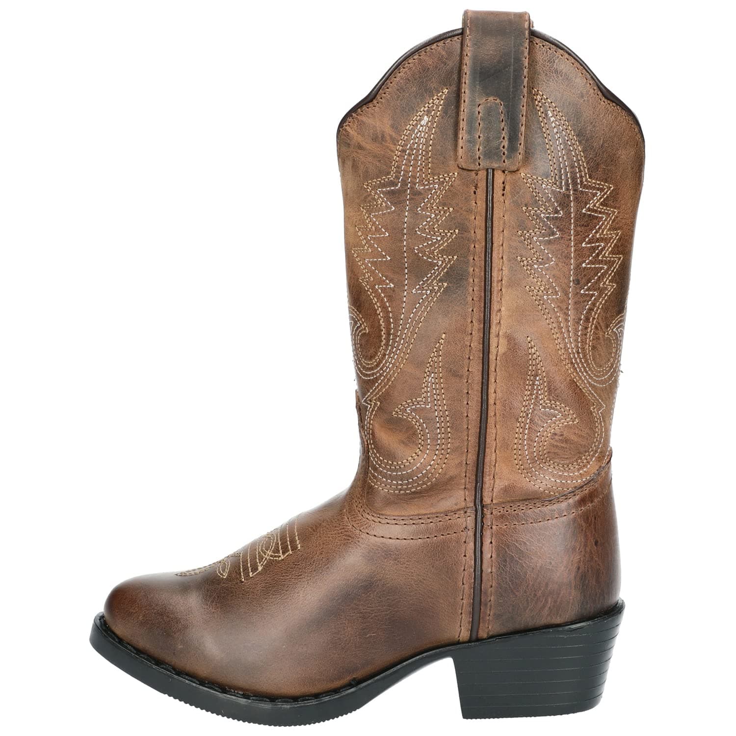 Smoky Mountain Boots | Annie Series | Youth Western Boot | Western Toe | Genuine Leather Material | PVC Sole & Western Heel | Man-Made Lining & Leather Upper
