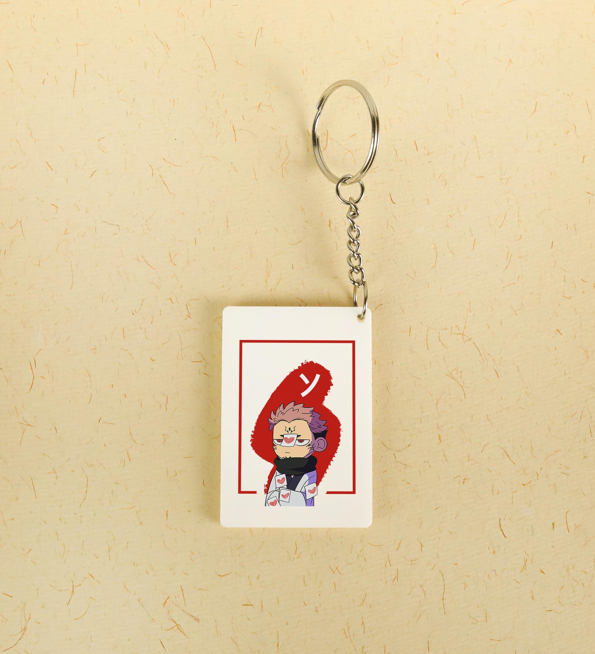 JIGYASA SHOPPING MALL Anime Printed Sublimated Key Chain (PACK OF 2)