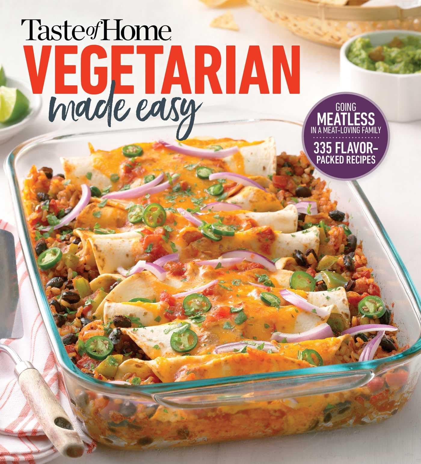 Taste of Home Vegetarian Made Easy: 335 Delicious Meatless Recipes with Tips for Every Table Paperback – July 14, 2020