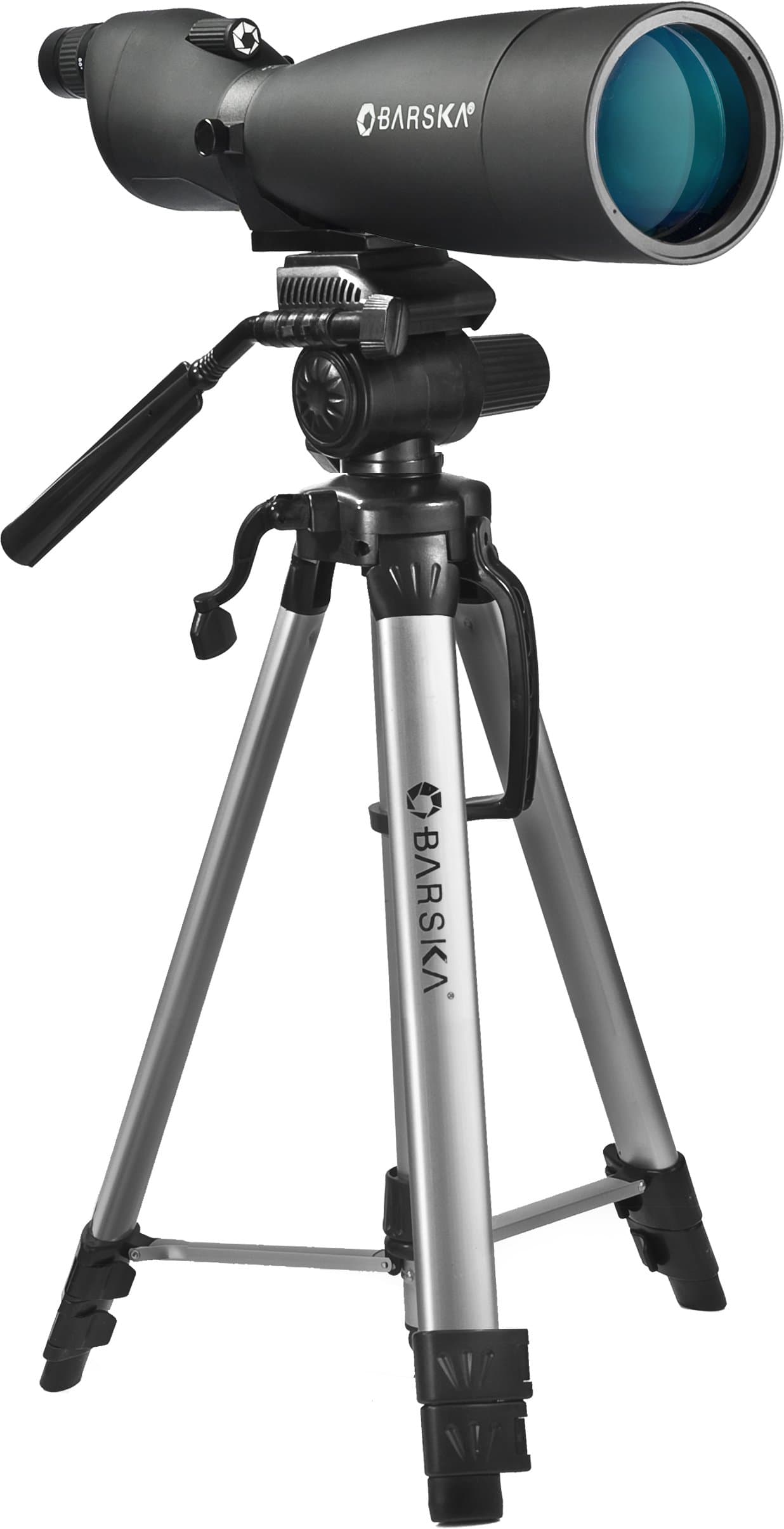 Colorado 30-90x90mm Straight Spotting Scope with Tripod – Waterproof, Fully Coated Optics, Sunshade, and Carrying Cases