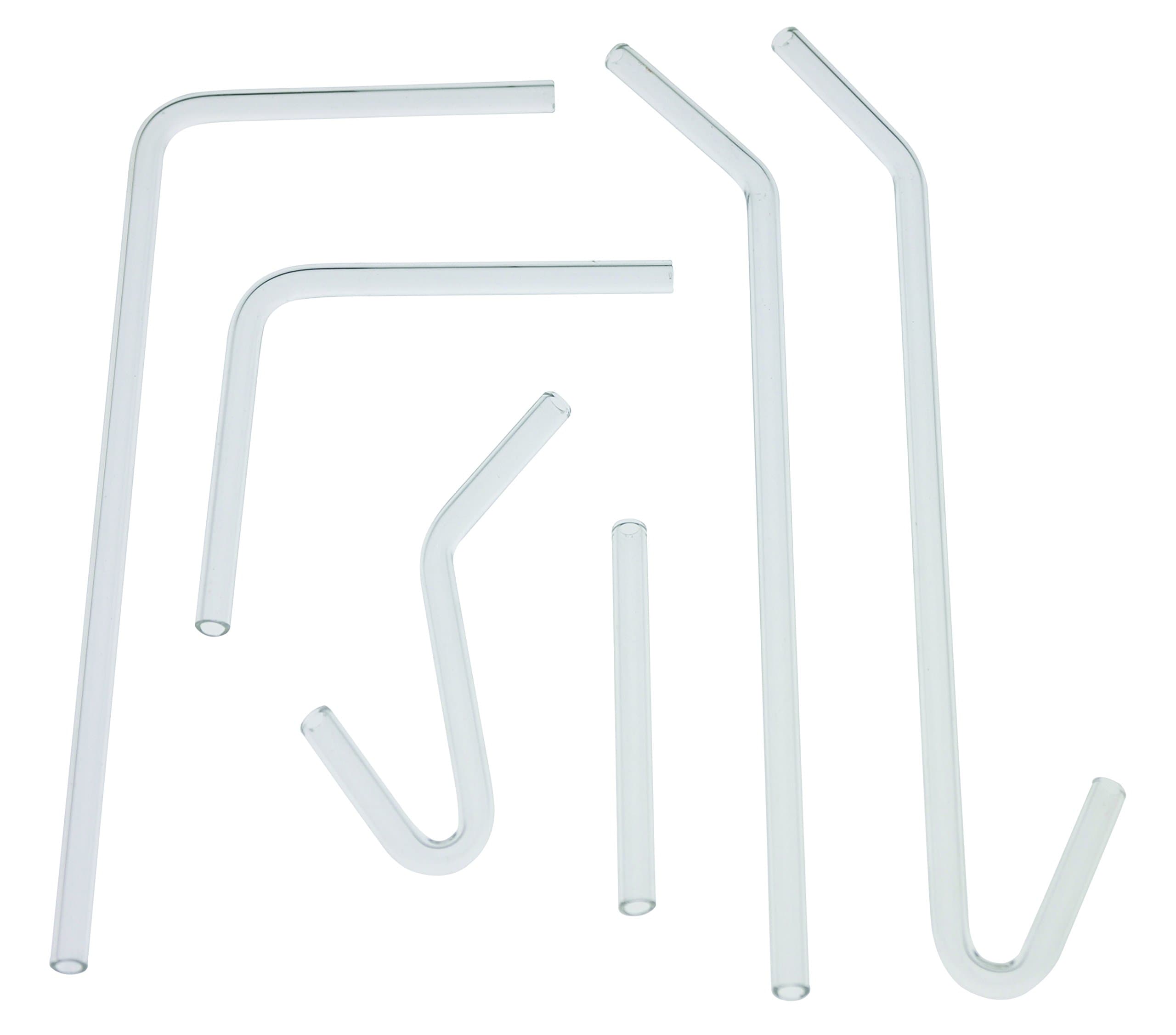 EISCO Glass Delivery Tubes - Set of 6 - Borosilicate - Eisco Labs