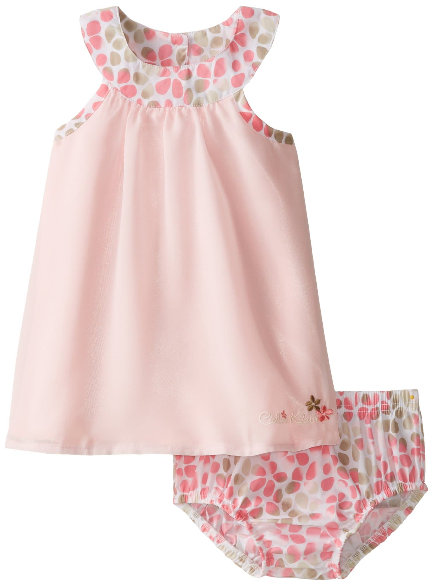 Calvin Klein Baby Girls' Pink Dress with Panty