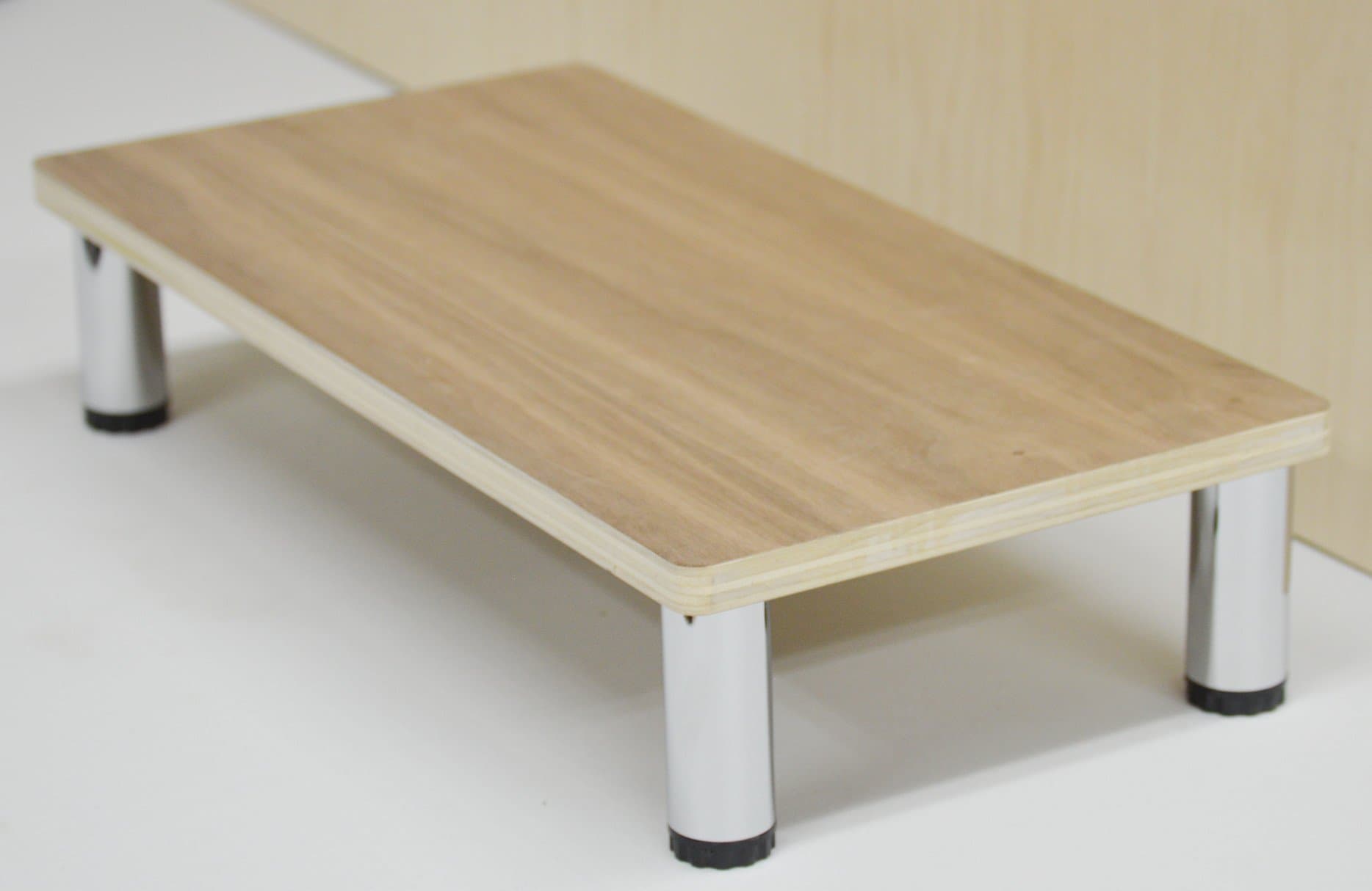 Adjustable TV and monitor riser, hold up to 120 lbs, Mahogany Color