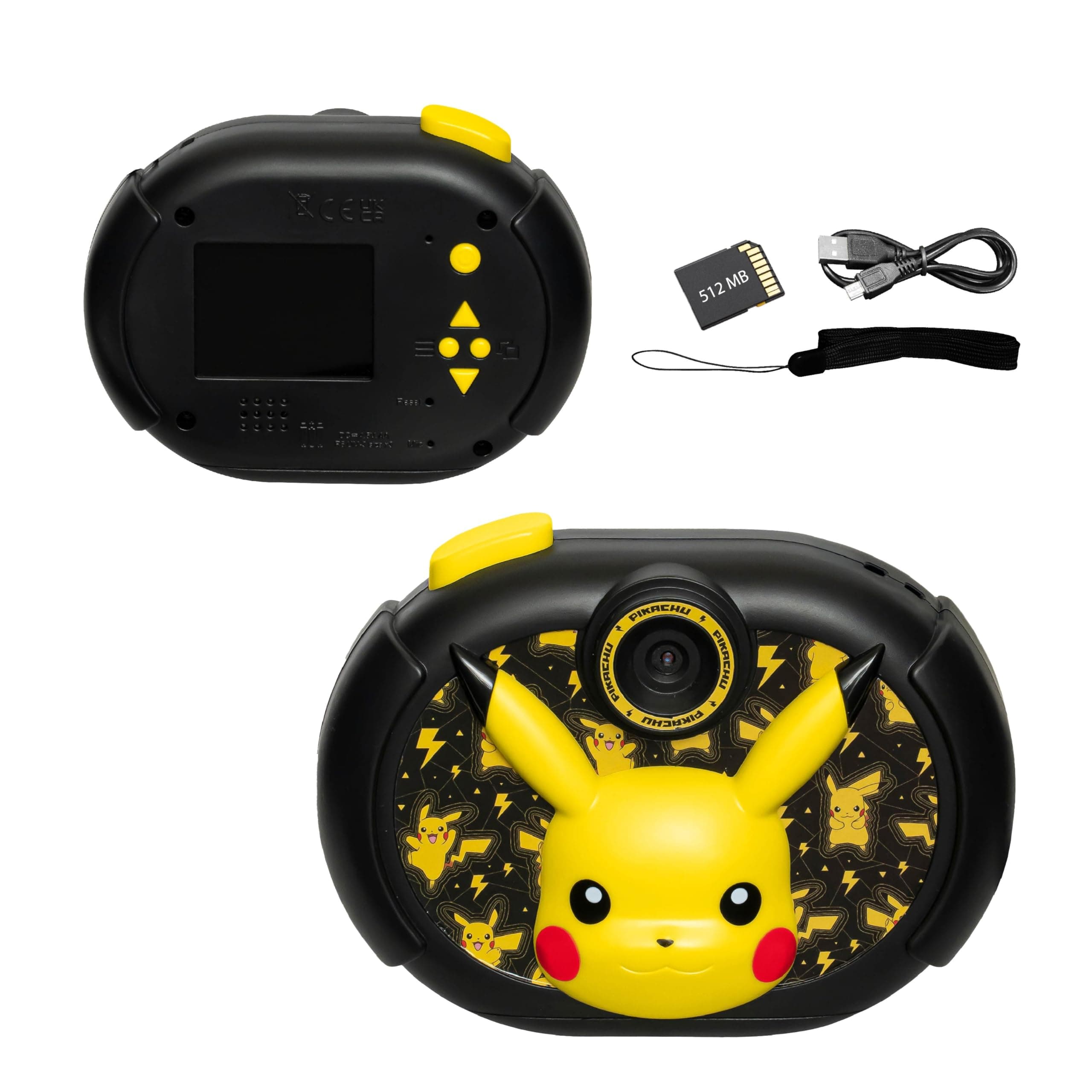 - Pokemon Pikachu Kids Camera with SD Card, Digital Camera for Kids with Video Recording and Built-in Digital Stickers (Pokemon)