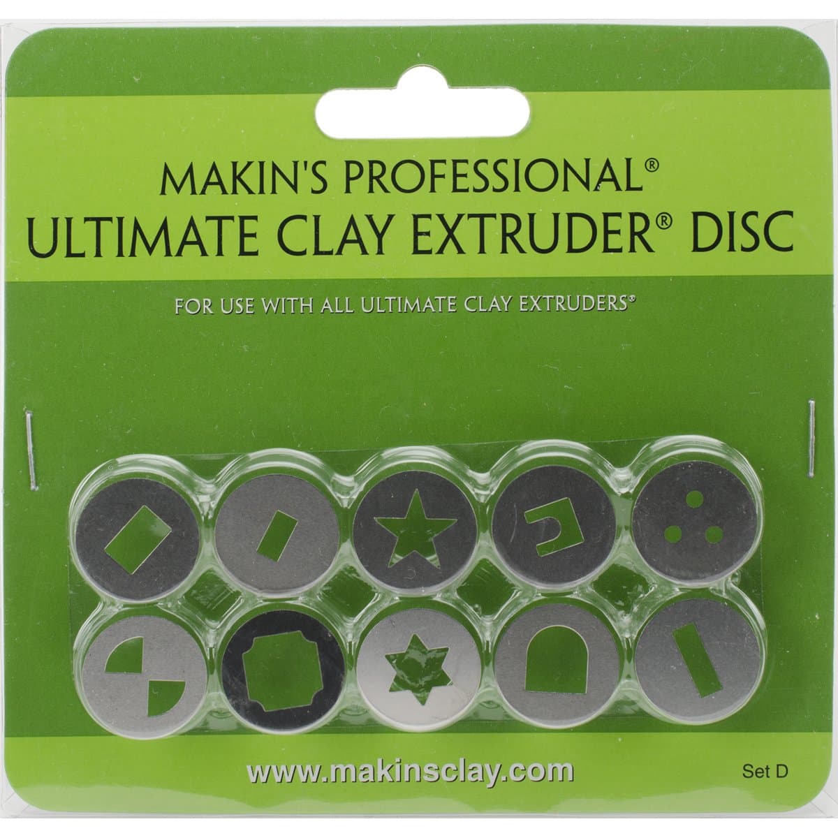 Makin's USA Makin's Professional Ultimate Clay Extruder Discs 10/Pkg-Set D