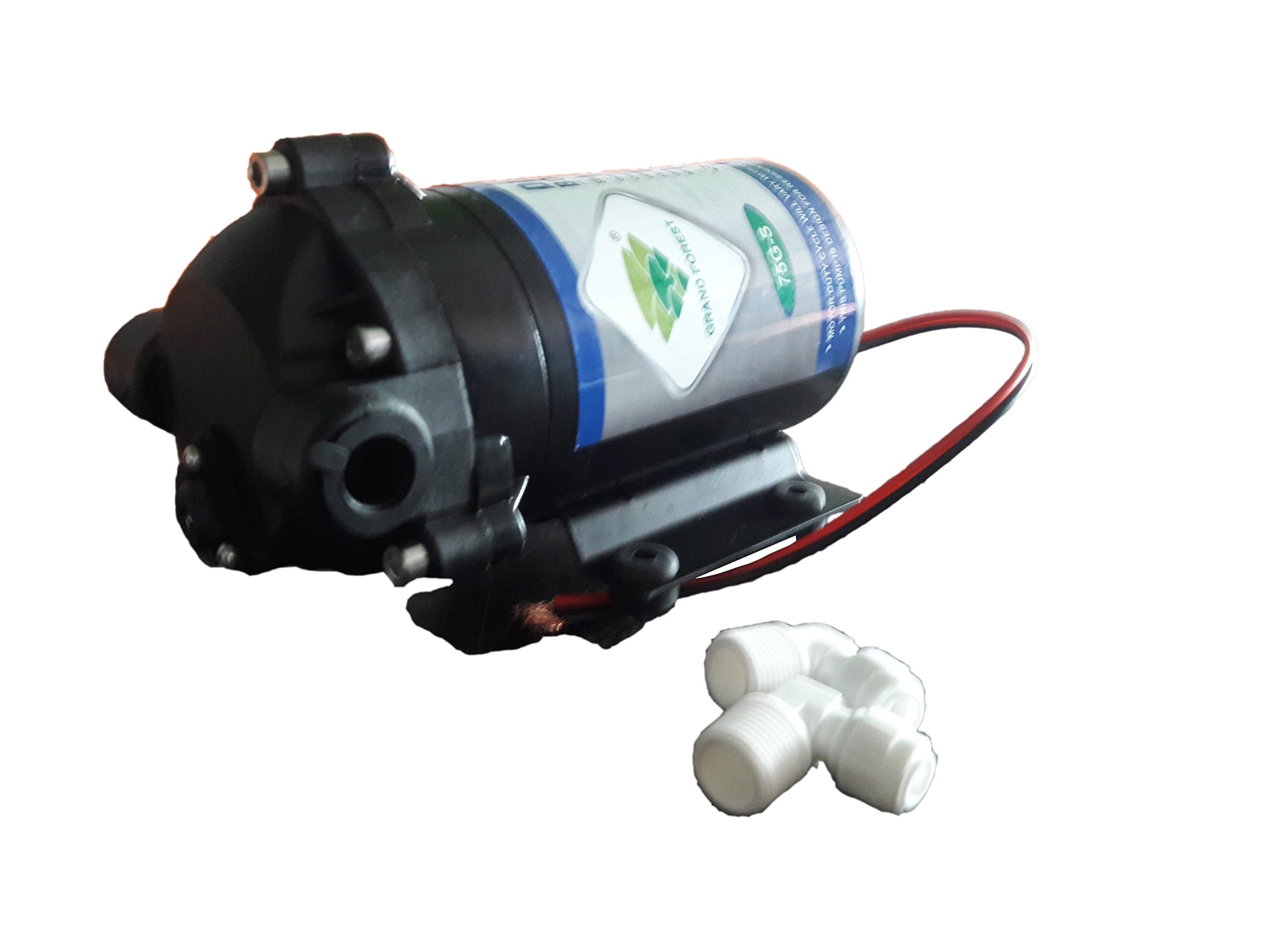 Kinsco Imported Diaphragm Booster Pump 24 V for All RO Water Purifier Solid Filter Catridge - 1 Pcs