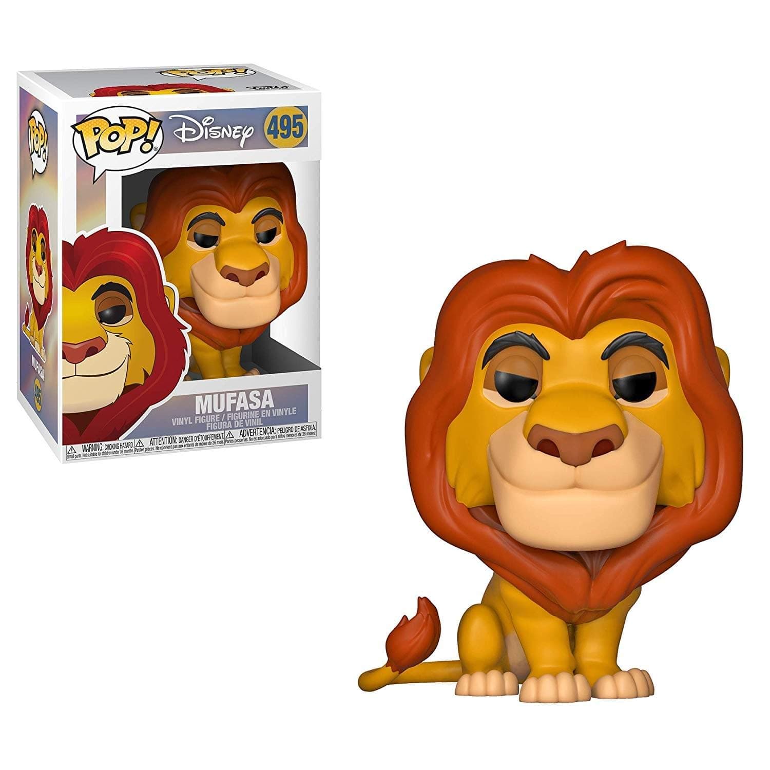 Pop! Disney: Lion King - Mufasa Toy, Standard, Multicolor