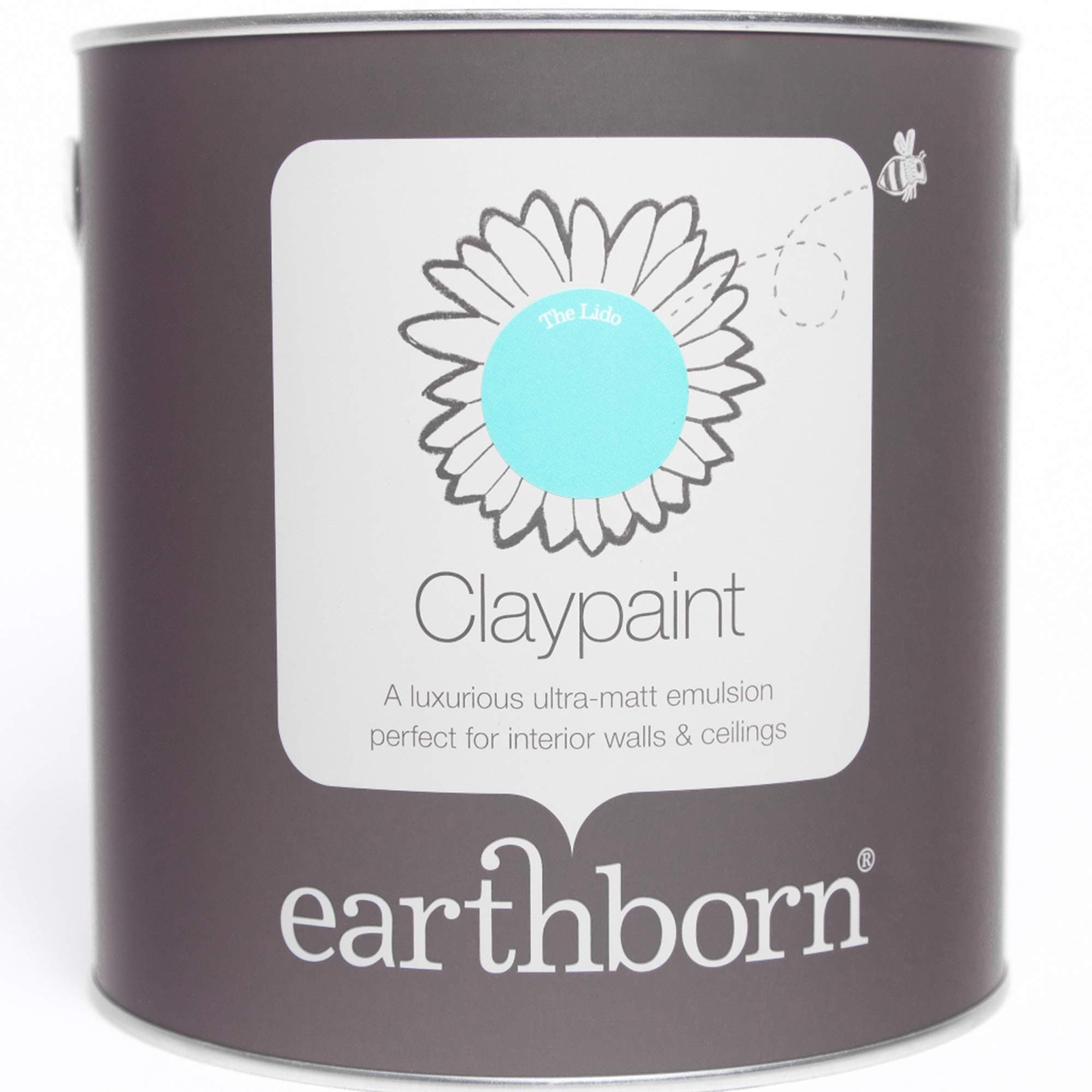 earthborn Clay Paint 2.5 Litre White
