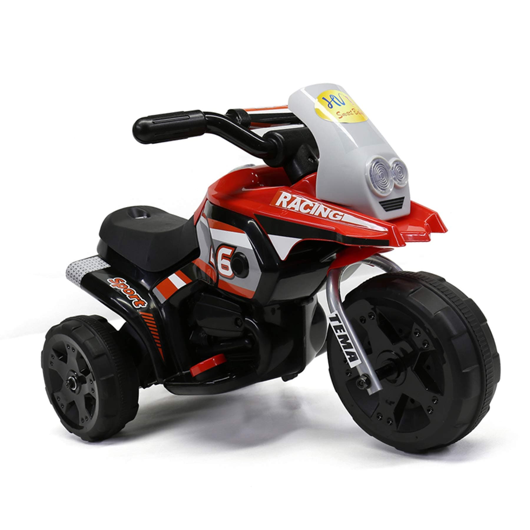 Racing Motorcycle Ride on Car For Kids 3 Years old and up and , Red
