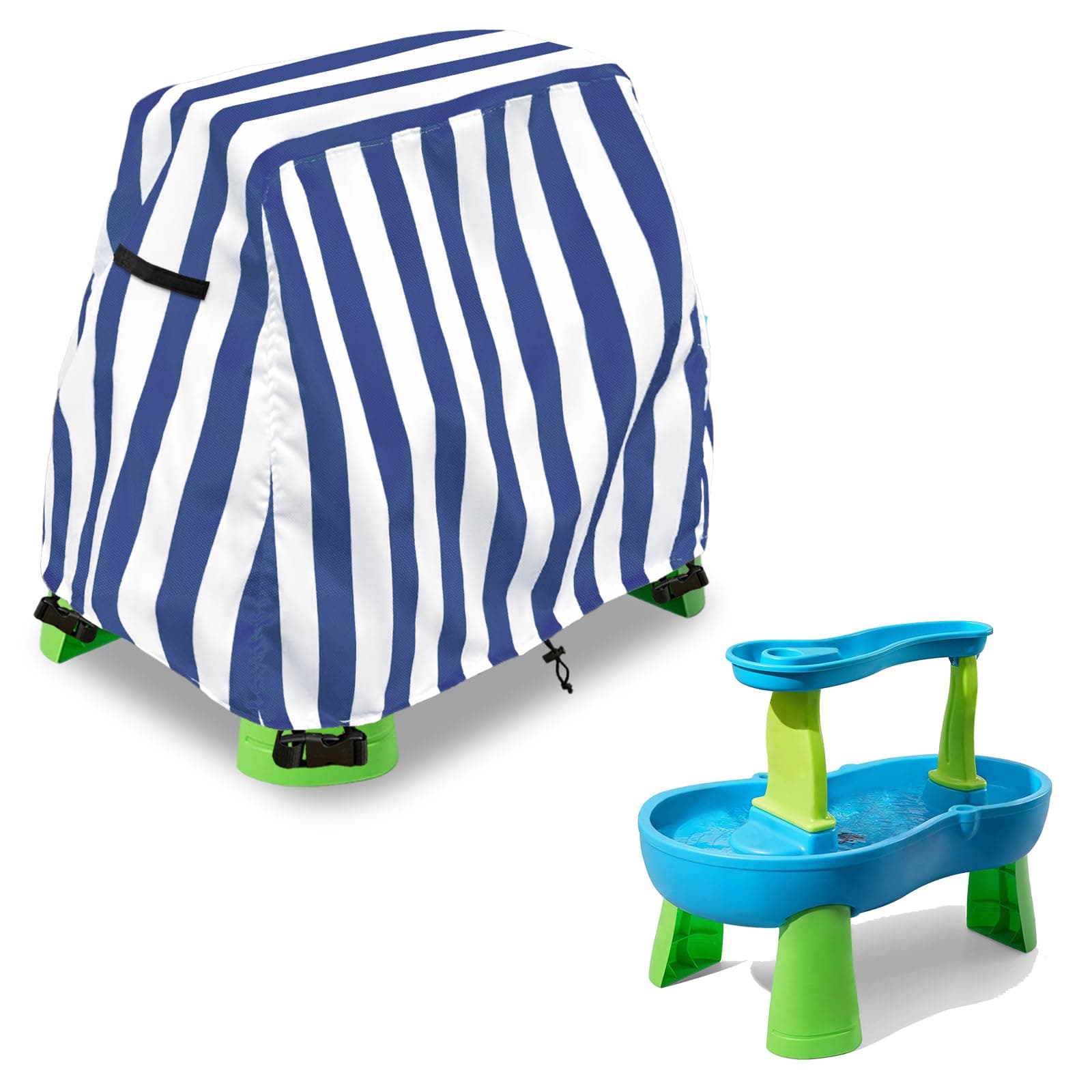 Kids Water Table Cover Fit Rain Showers Splash Pond Water Table,Waterproof Dust Proof Anti-UV Outdoor Toys Cover-Cover only
