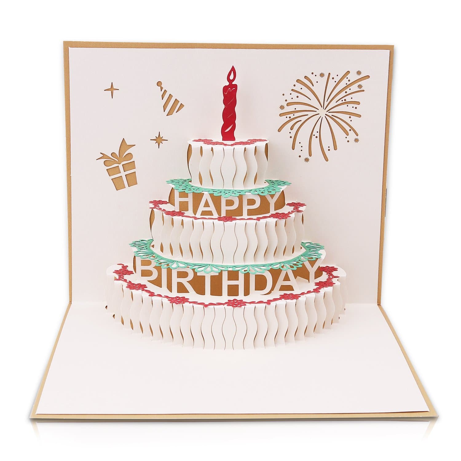 Handmade 3D Pop Up Birthday Cards Creative Greeting Cards Papercraft