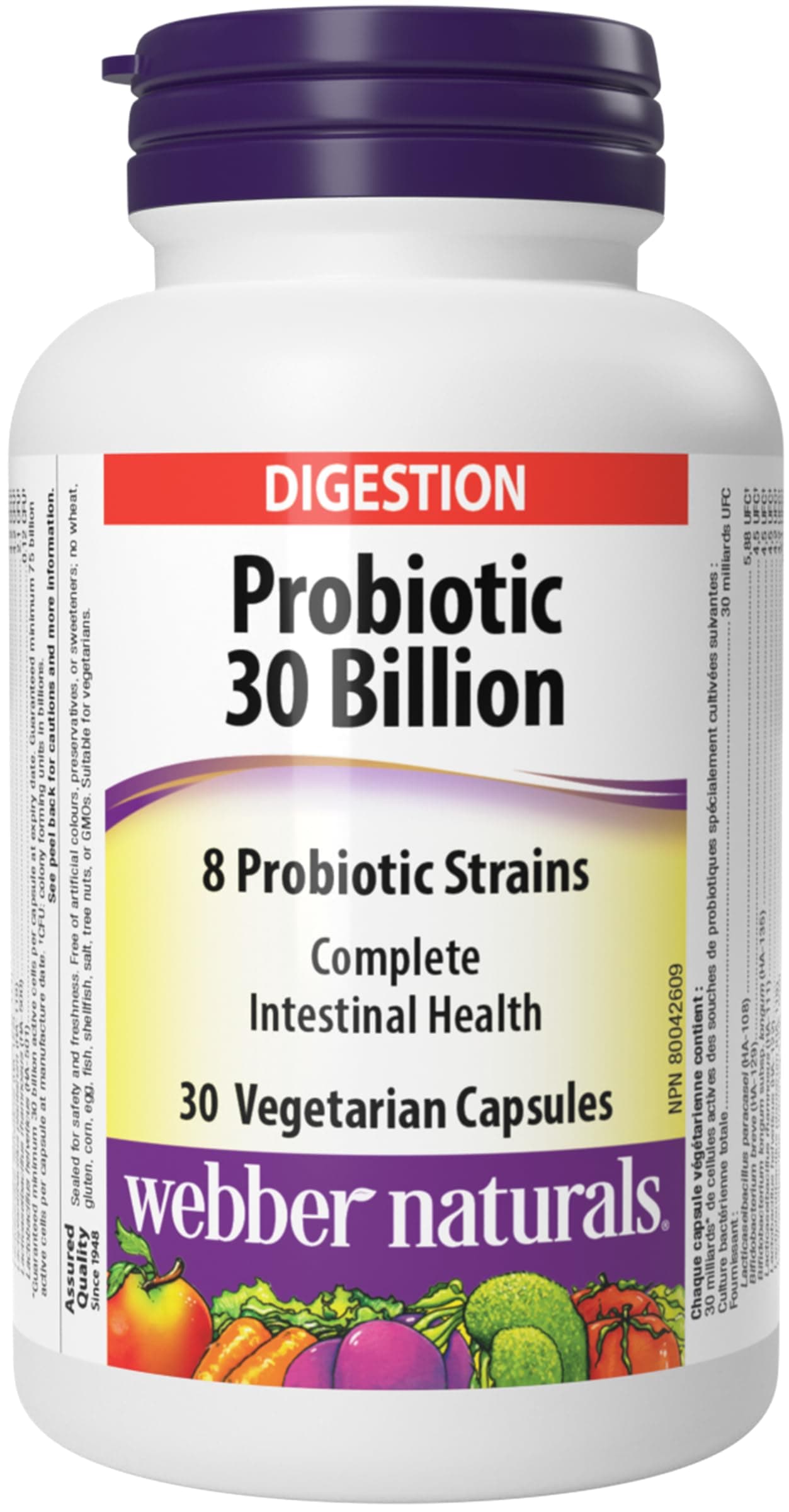 Probiotic 30 Billion, 8 Probiotic Strains, 30-Capsules