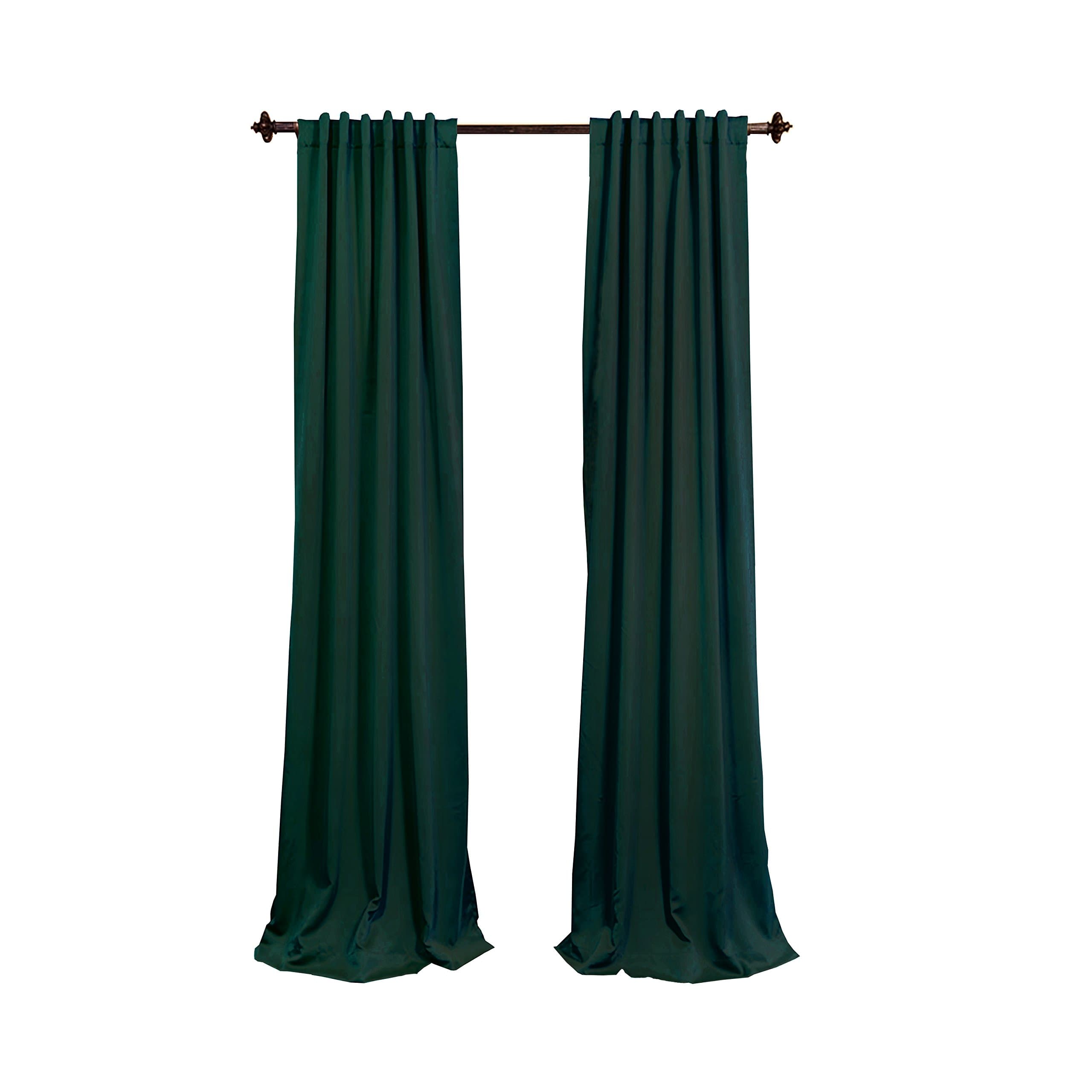 ArtOFabric Polyester Curtain Panel 56x36 Inch - Hunter Green