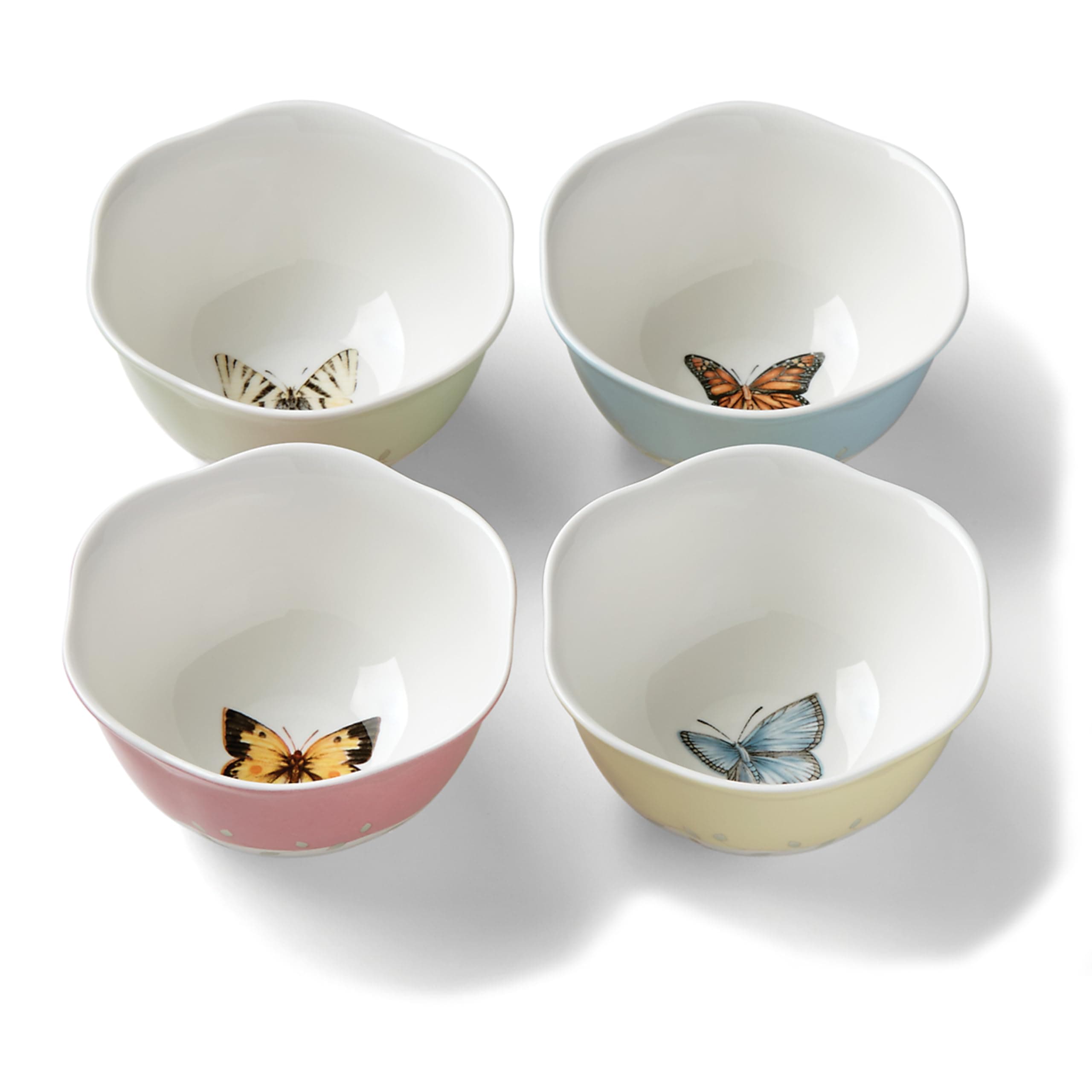 791720 Butterfly Meadow 4-Piece Dessert Bowl Set