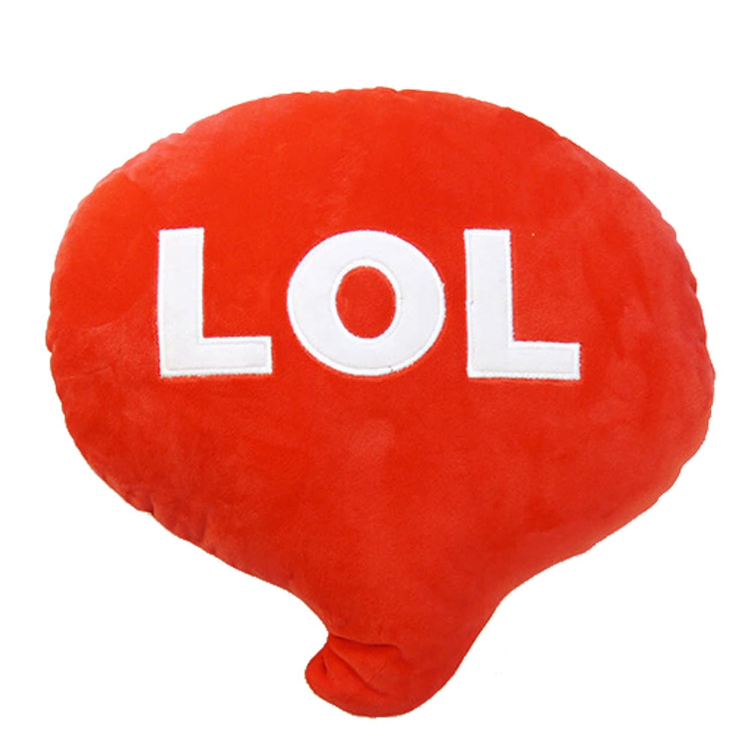 KSBRO Emoji Letter Language OMG LOL Emotion Stuffed Plush Cushion Throw Pillow Decorative Pillow Birthday Christmas Gift (LOL)