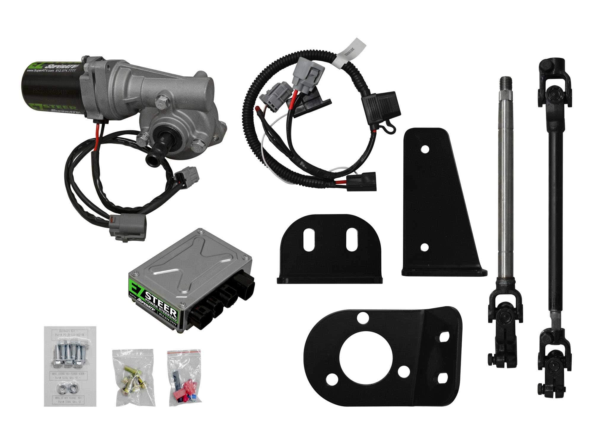 SuperATV Power Steering Kit for John Deere Gator RSX 850i| Reduces Steering Effort | Powerful 220W Motor| Eliminates Bump Steer