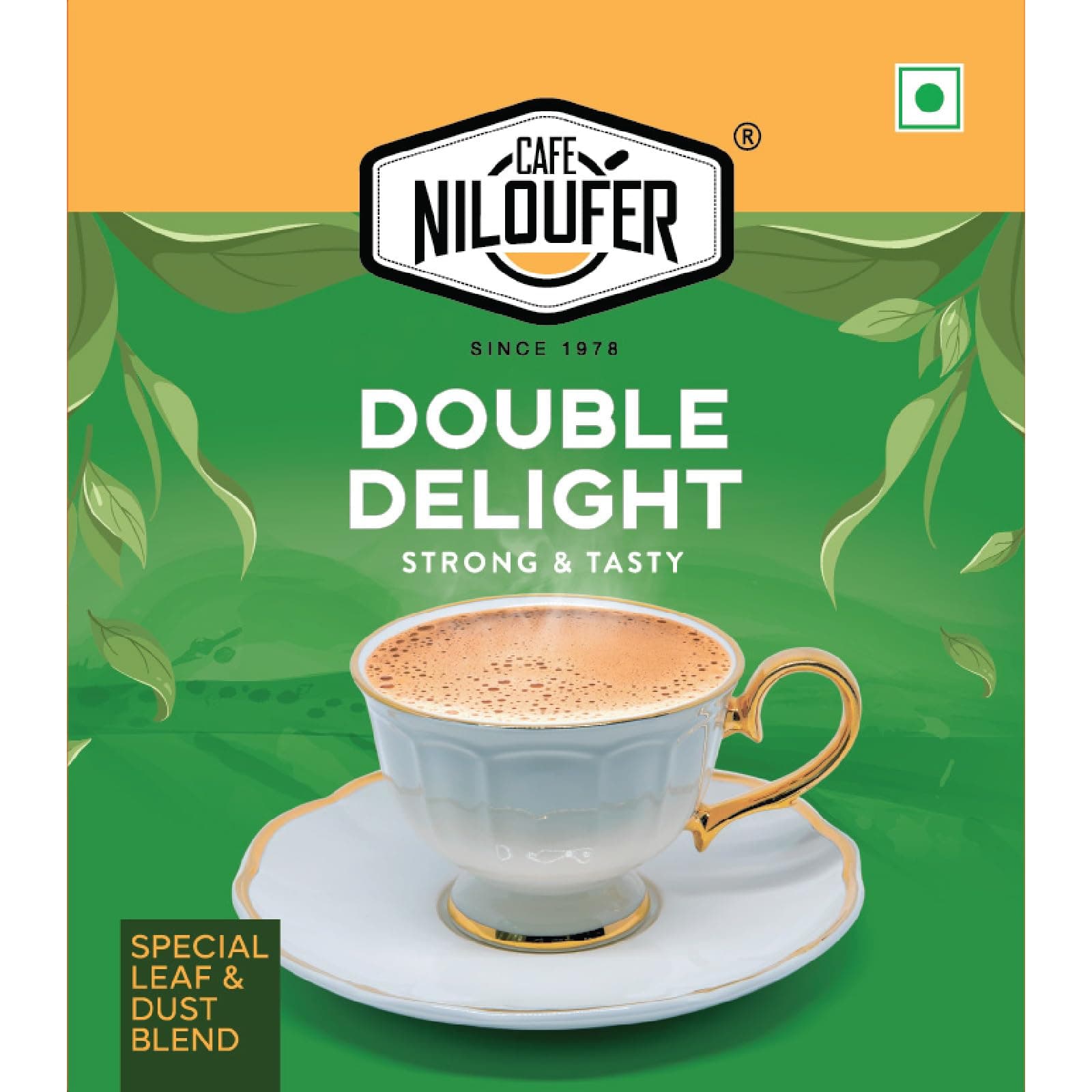 Cafe Niloufer Assam Double Delight Tea Powder 500g | Strong & Flavourful Assam Blend