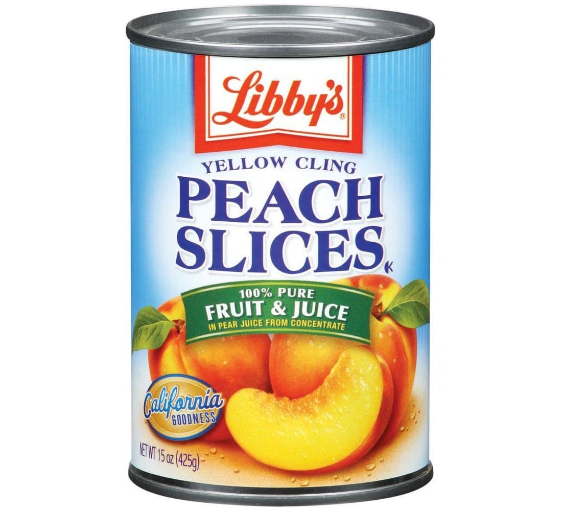 Libby's Peaches Sliced In Pear juices Concentrate, 15-Ounces Cans (Pack of 12)