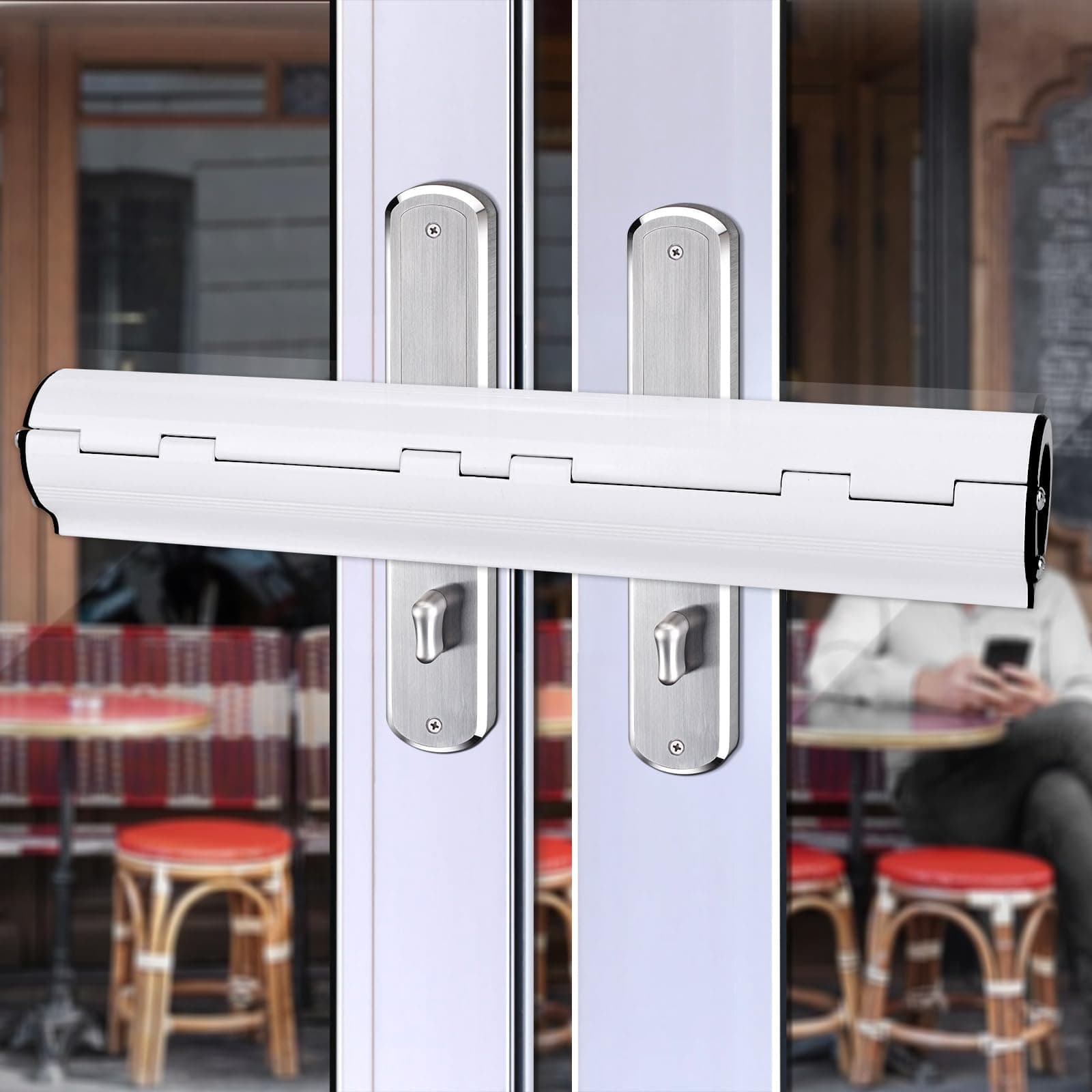 Patio Door Security Lock, High Security Patio French Door Lock, Door Safety Locks for French Double Doors Conservatory Doors