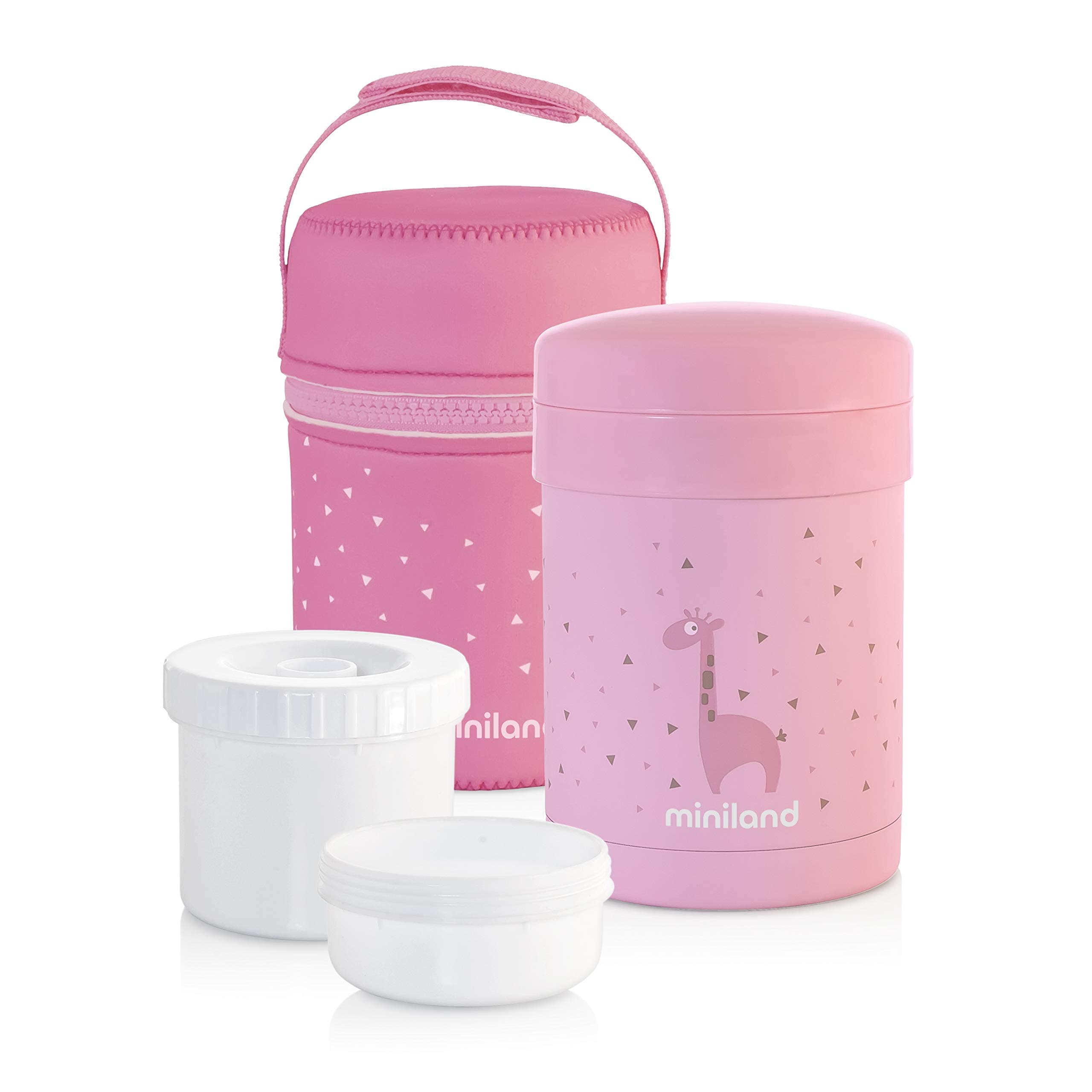 MinilandBebe Feeding Box for Baby Foods and Solid Foods 700 ml 89227l, Rose