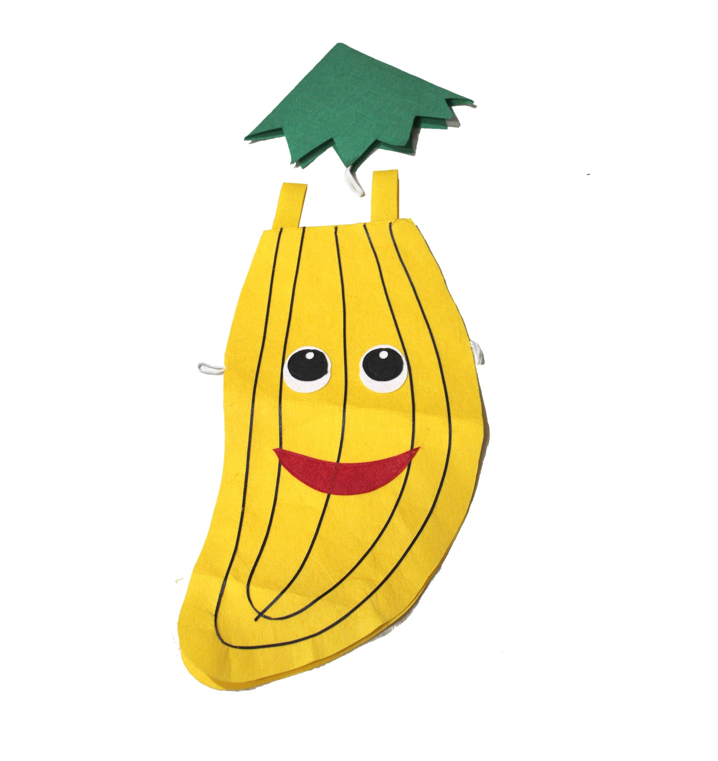 Kaku Fancy Dresses Fruit and Vegetable Costume Paper Cutout with Cap For Kids | Healthy Food Costume For Boys & Girls (Tracksuit Not Included)