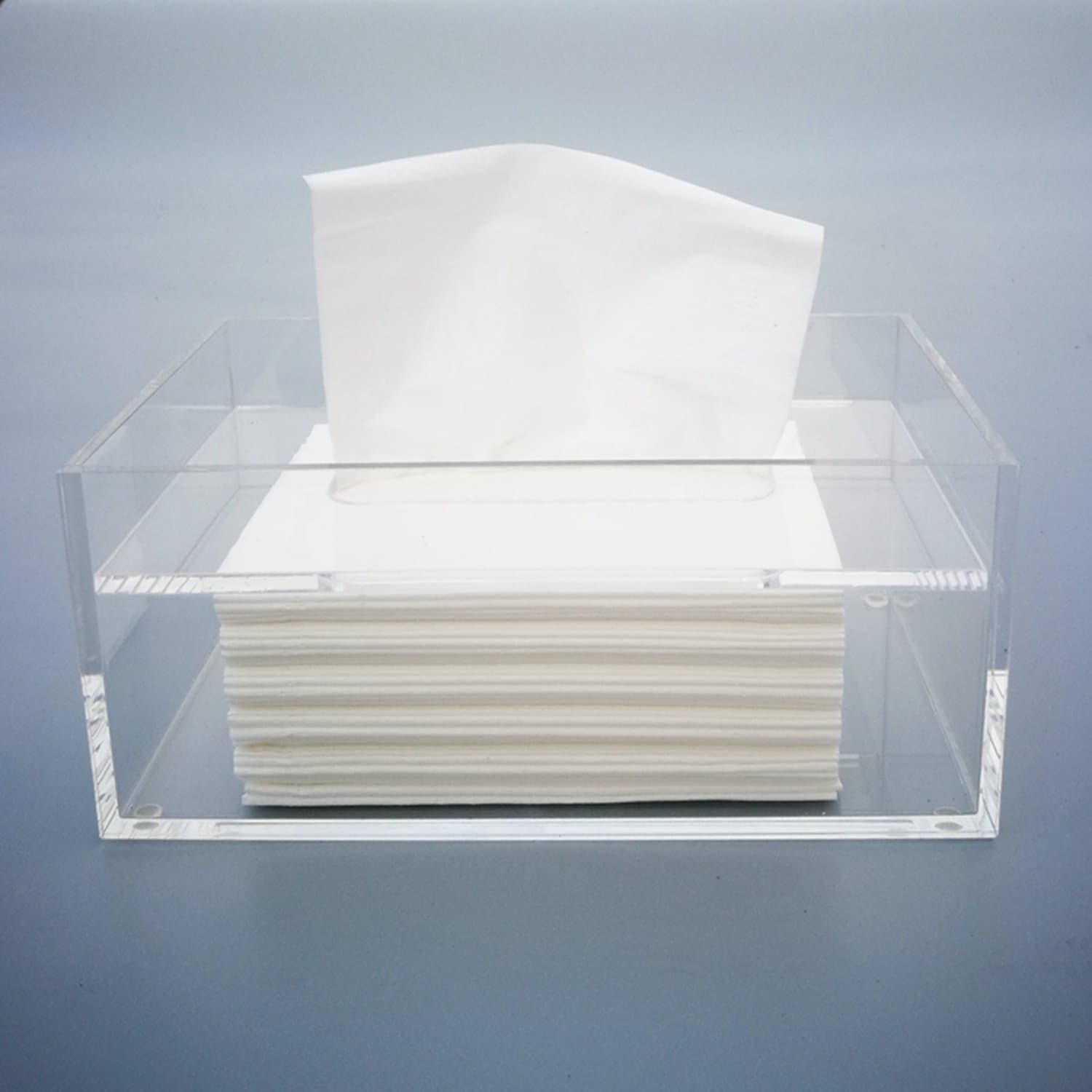 Tissue Box Holder Napkin Dispenser Clear Acrylic Rectangle Storage Case Organizer …