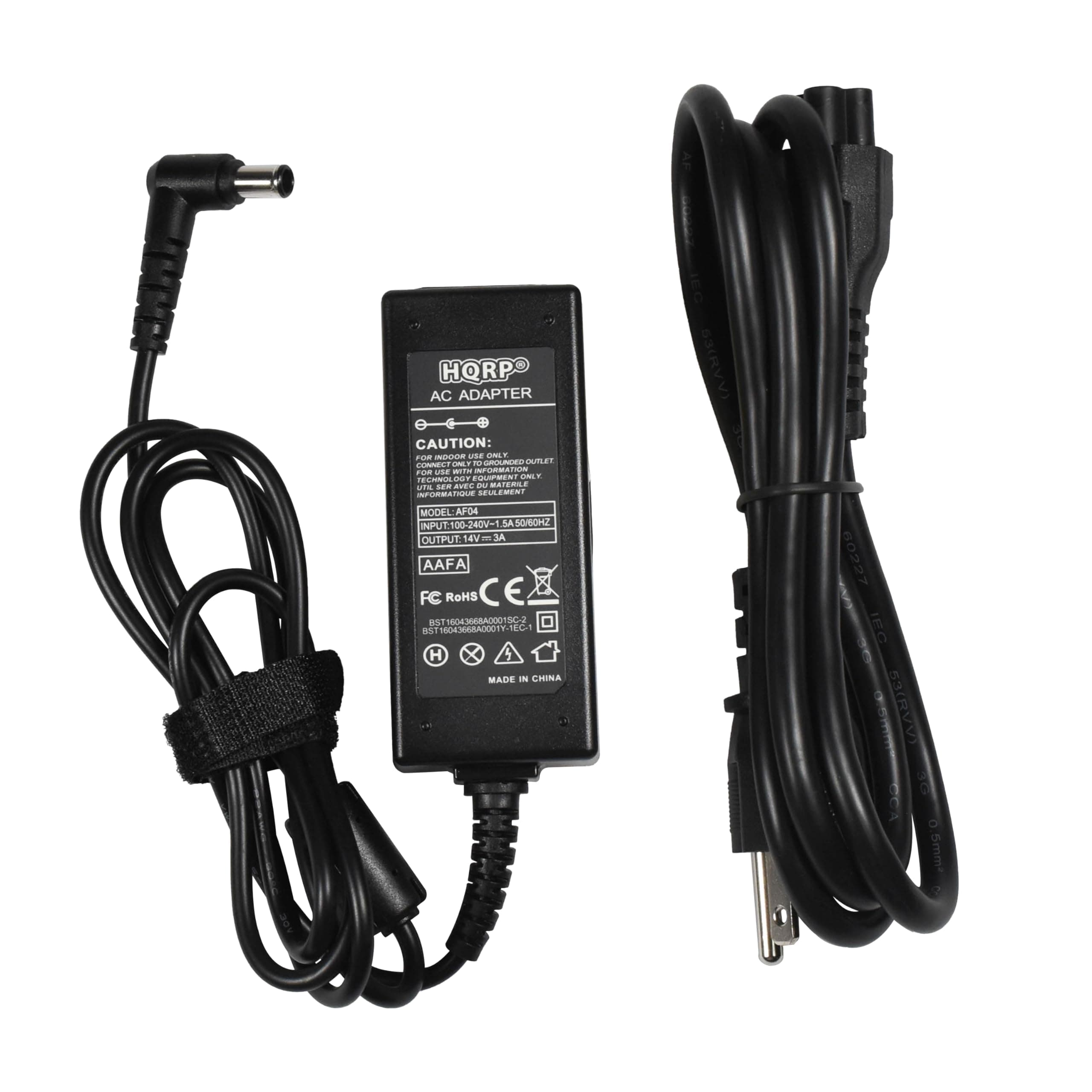 HQRP AC Adapter Compatible with Samsung BN44-00827A HW-J6000 HW-J4000 HW-J6500 HW-J6500R HW-JM4000C HW-JM6000C HW-JM6000 HW-J250 HW-J250/EN HW-J250/ZA Curved Soundbar Power Supply Cord Adaptor