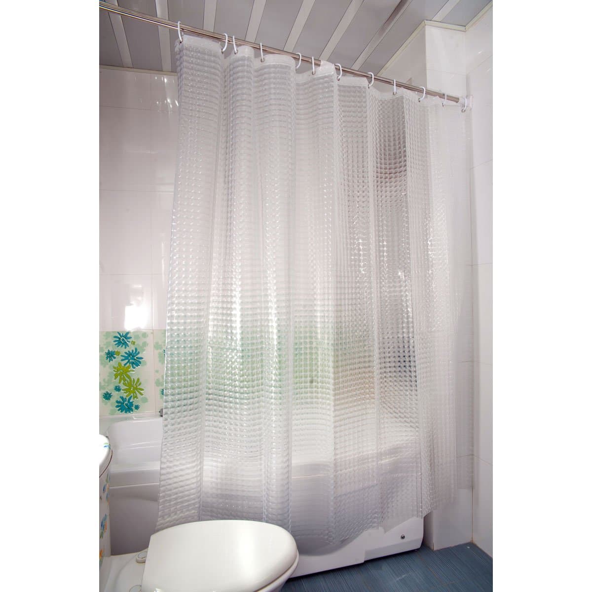 Duschy Shower Curtain 3D Transparent