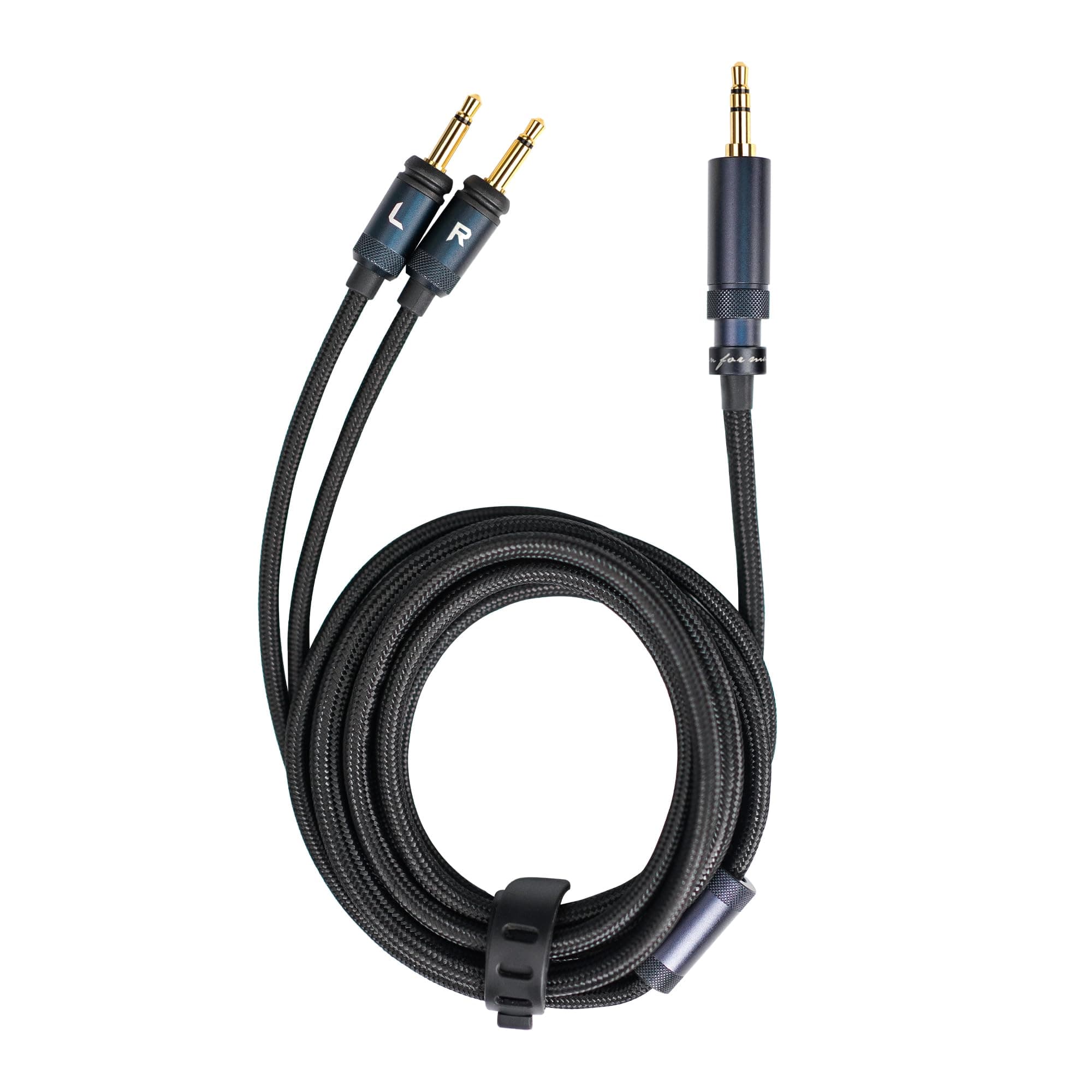 FiiOLL-RC 2024 Furukawa monocrystalline Copper Headphone Replacement Cable, Dual 3.5mm Connector to 3.5mm/4.4mm Stereo Headphone Cable FT3/JT1/FT5 (1.5M)