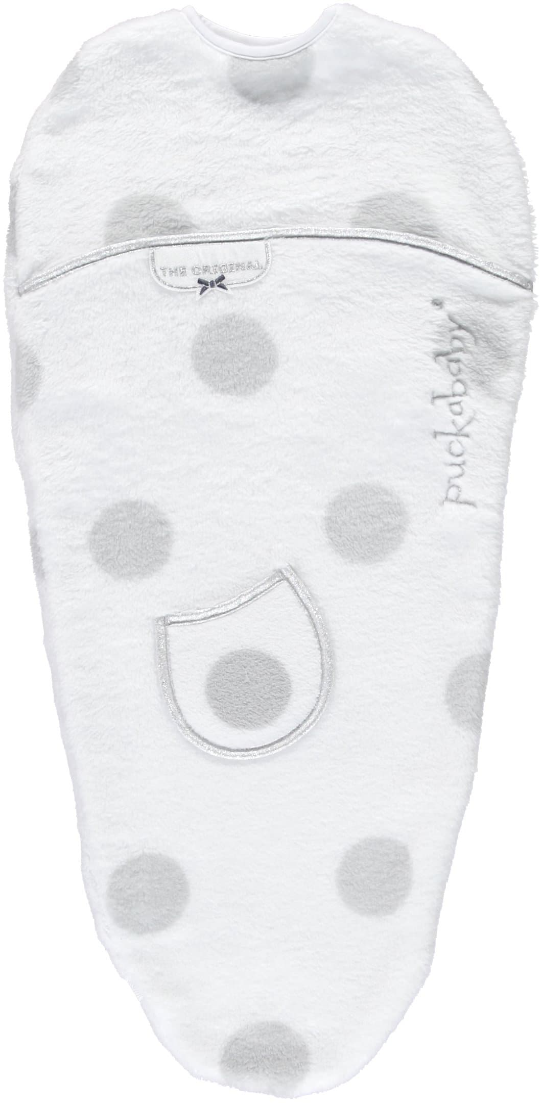 Puckababy® PIEP Winter - Baby Swaddle with Tummy Band - 0/3 M | Winter Teddy | Swaddle Blanket